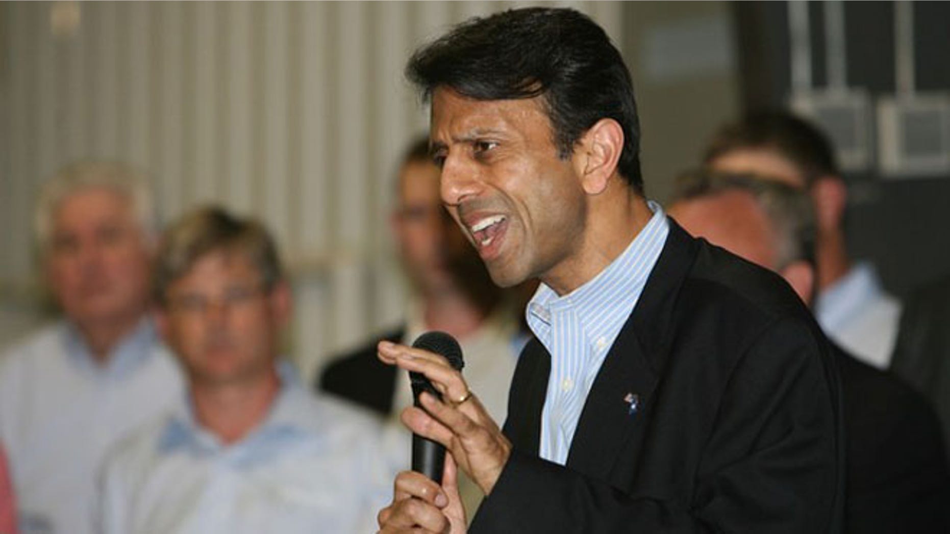 FILE: June 27, 2012: Louisiana Gov. Bobby Jindal speaks in West Monroe, La.