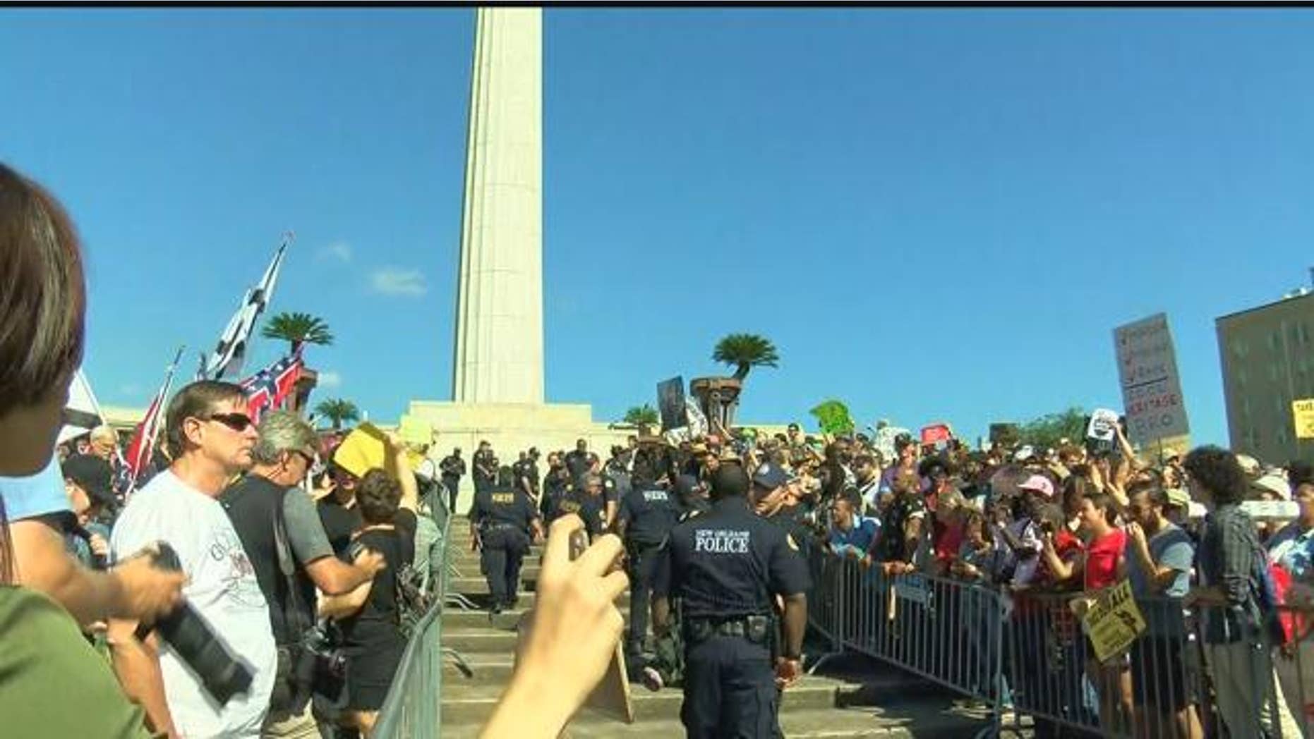 The demonstrations saw some arrests but were largely peaceful.