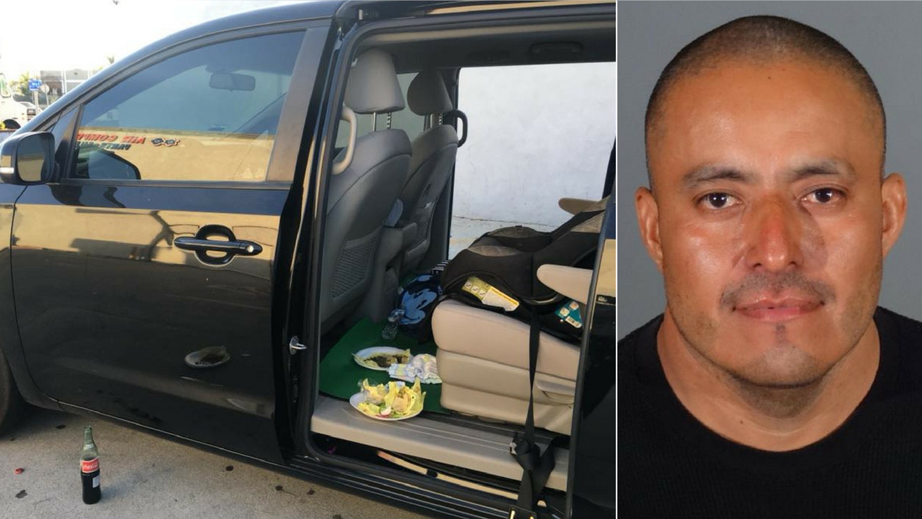 A woman stopped a potential attack on Sunday by offering a taco to a man who was pretending to be an undercover cop, police said.