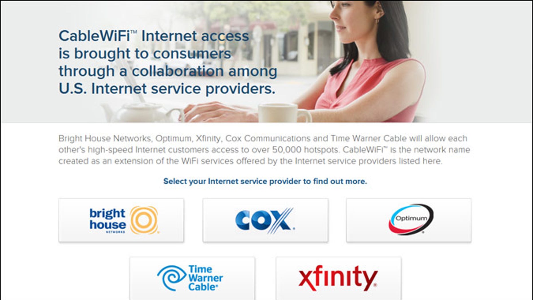 Major Internet Providers Cablewifi Team Up Makes Hotspot Access