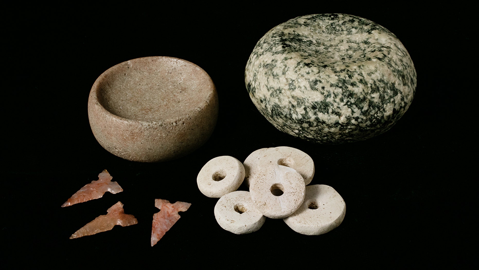 New artifacts from Cahokia (Photo by L. Brian Stauffer/University of Illinois Board of Trustees)