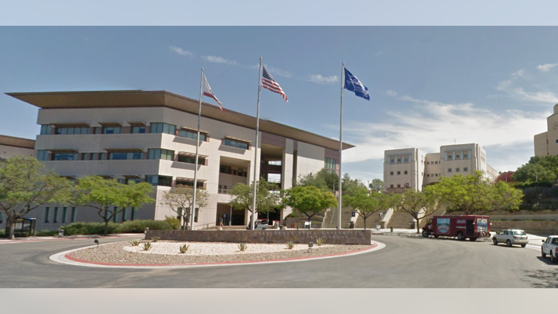 "Cal State San Marcos is committed to fostering a diverse and open campus environment where a host of ideas and views can be discussed," a spokeswoman responded after the lawsuit was filed.