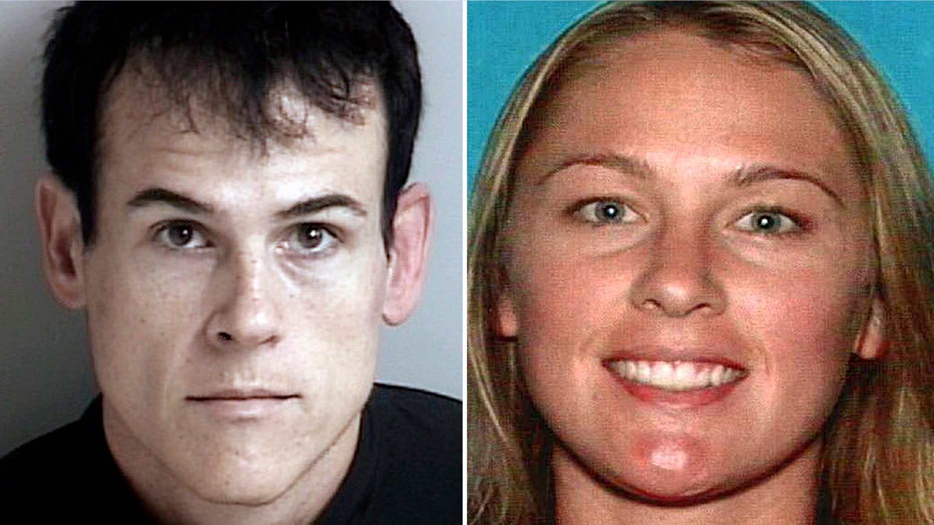 A June 2015 photo shows Matthew Muller, left, who pleaded guilty Thursday to kidnapping Denise Huskins, right, from her Vallejo, Calif. home in March 2015.