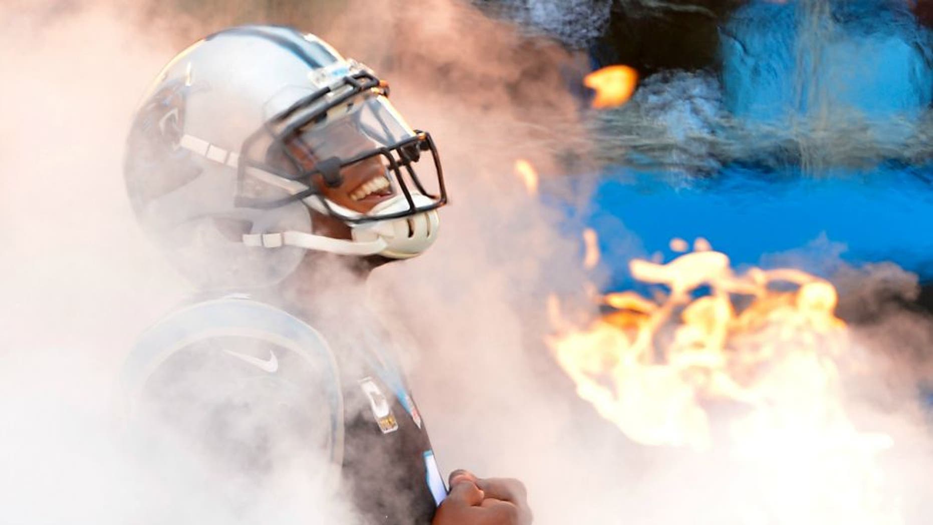 CHARLOTTE, NC - NOVEMBER 13: Cam Newton #1 of the Carolina Panthers emerges from the tunnel before their game against the Kansas City Chiefs at Bank of America Stadium on November 13, 2016 in Charlotte, North Carolina. (Photo by Grant Halverson/Getty Images)