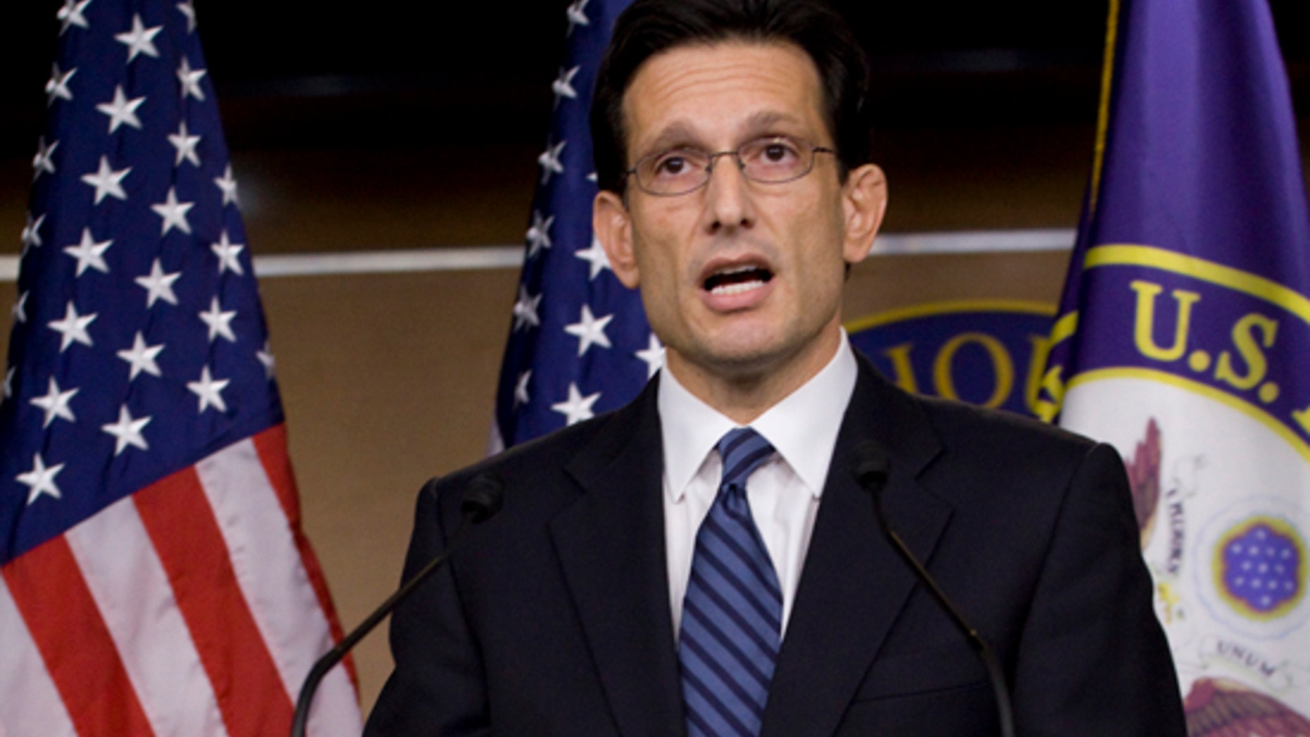 FILE: House Minority Whip Eric Cantor, R-Va., on Capitol Hill.
