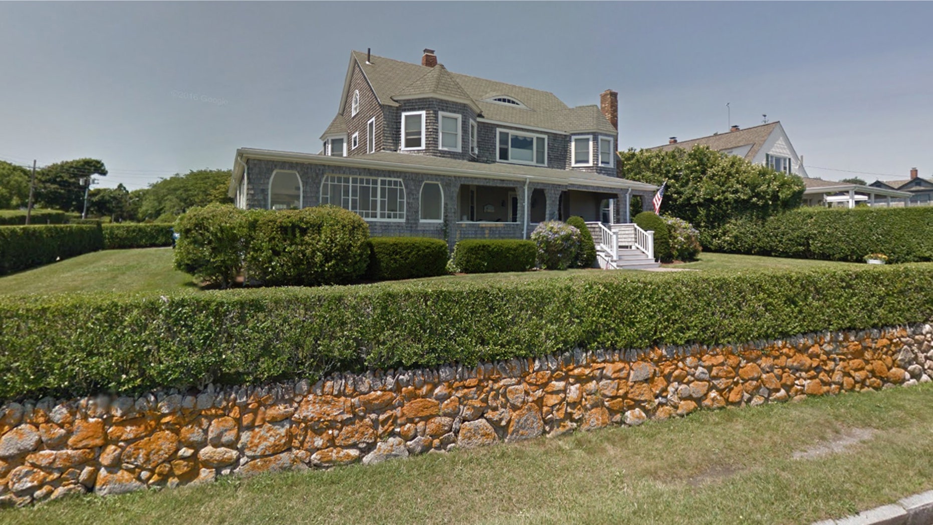 The home on Irving Avenue in Barnstable where two Kennedy family members were arrested.