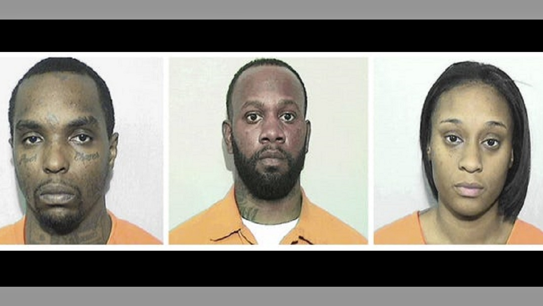 Darrius Lonzo Lewis, left, Anthony Ray Robinson, Barbara Nykitta Wilson were arrested on charges relating to the attempted shipment of fentanyl.