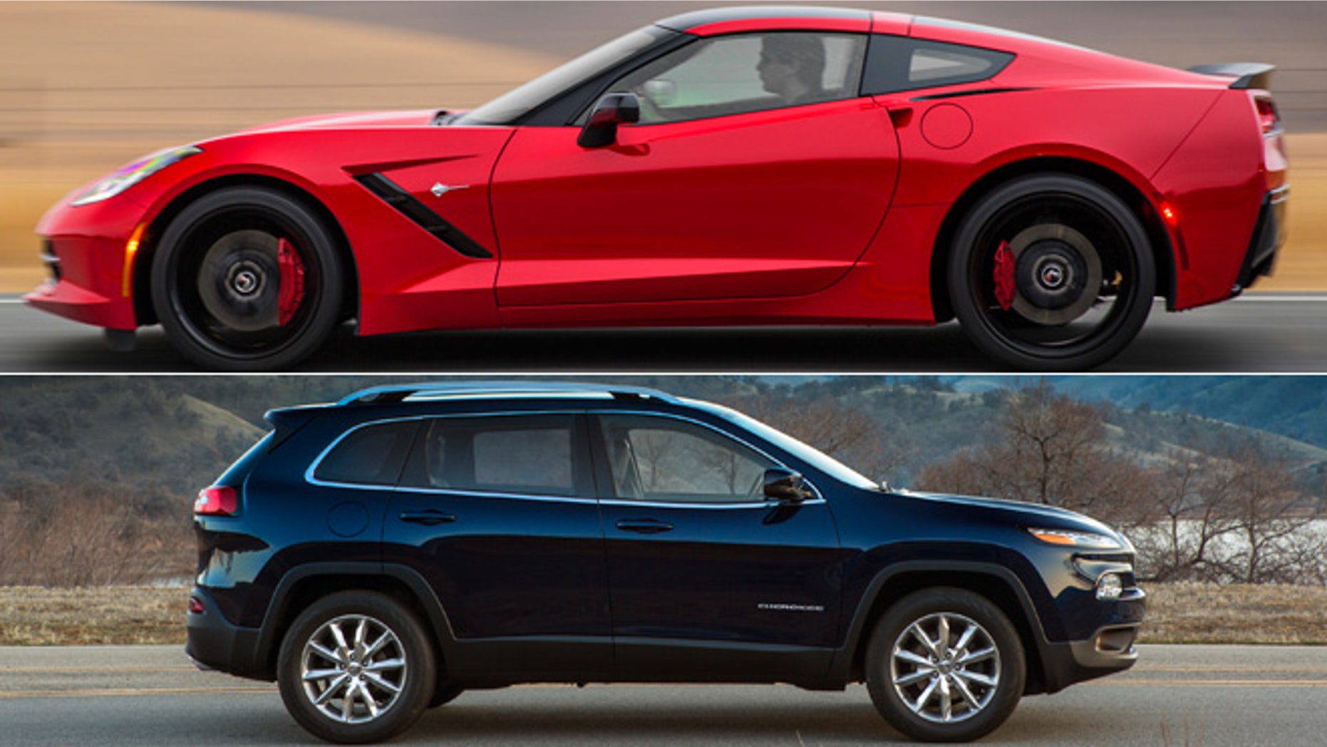 2014 Chevrolet Corvette Stingray/2014 Jeep Cherokee