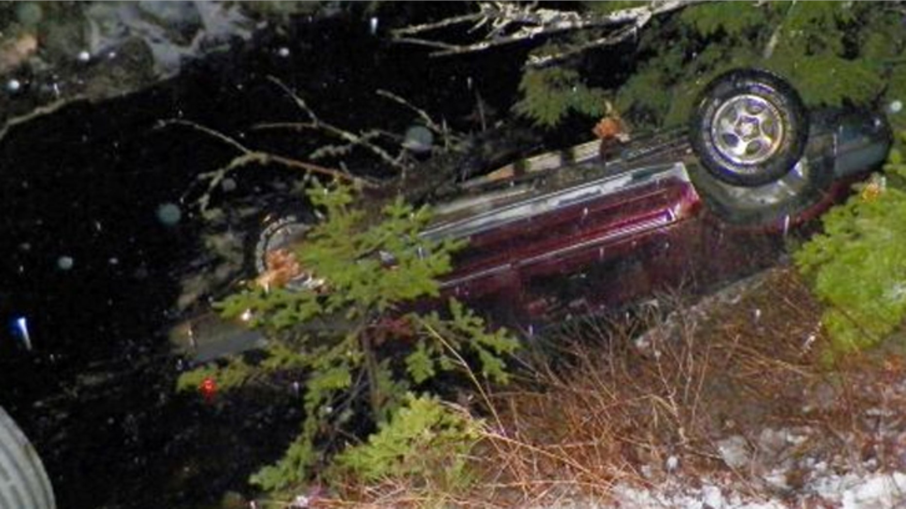 A Maine logger helped save an infant from drowning when he crawled into a car that was upside-down in water and used a knife to cut the straps off her car seat and pull her out, police said.
