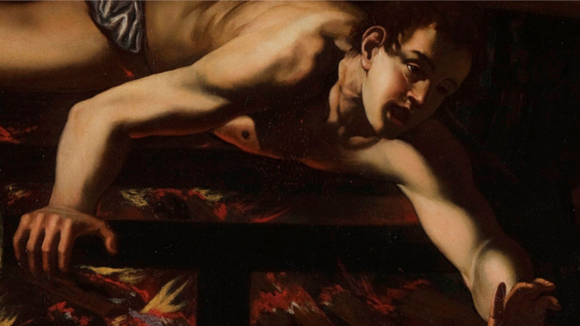 Undated picture made available by the Vatican newspaper L'Osservatore Romano showing a painting depicting "The Martyrdom of St. Lawrence". The Osservetore Romano reported Saturday, July 17, 2010 that it could be a new Caravaggio painting, but cautioned that further analyses are required to ascertain whether the canvas is indeed the work of the Italian master. The story, on the the front-page of L'Osservatore Romano, came out as Italy celebrates the 400th anniversary of Caravaggio's death. The painting depicting "The Martyrdom of St. Lawrence" belongs to the Jesuits in Rome, the paper said. It did not say where the painting is being studied or who's examining it. (AP Photo/L'Osservatore Romano, HO, Zelo Colantoni)