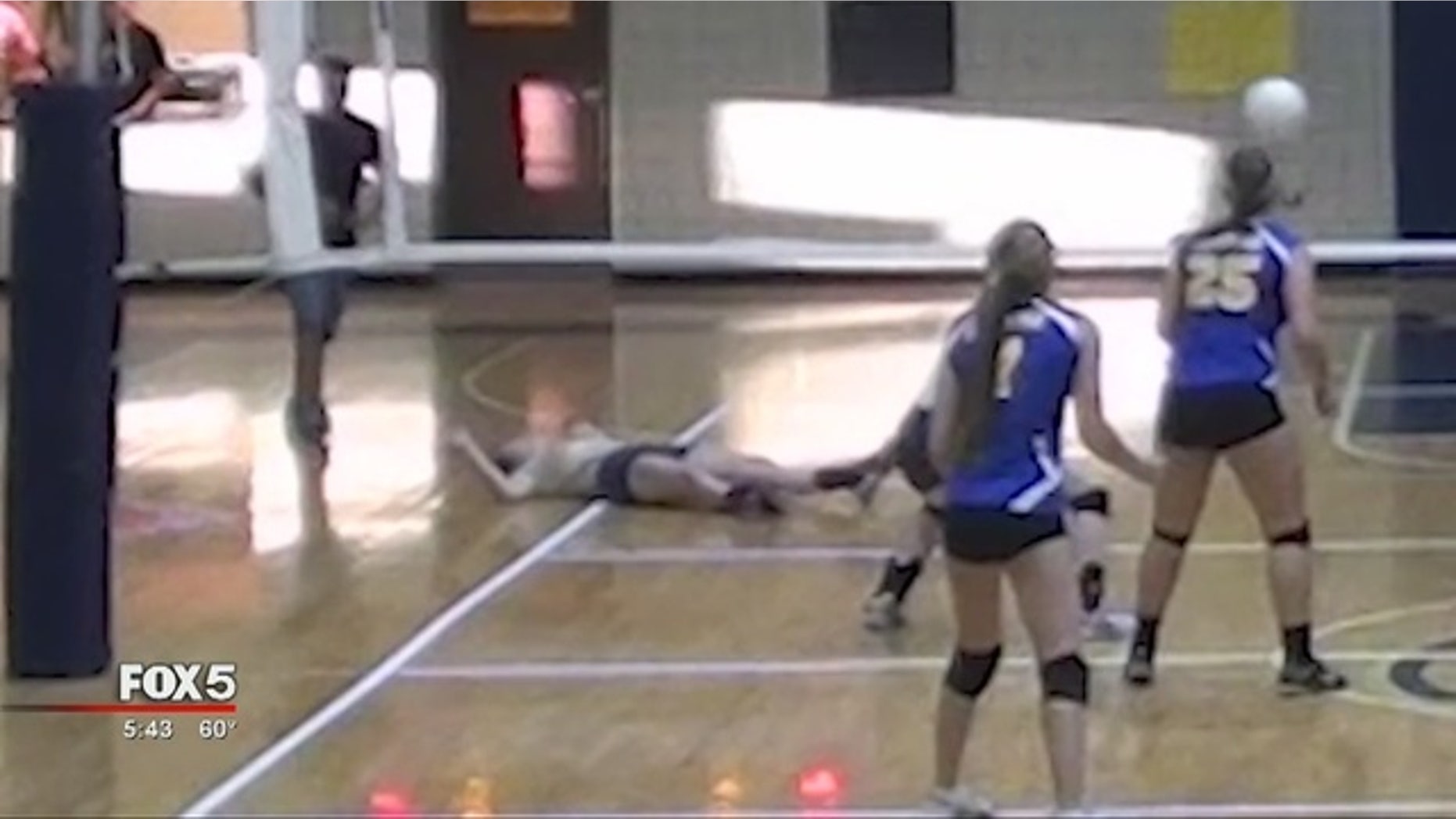 Claire Crawford, 17, suffered cardiac arrest during a volleyball game.