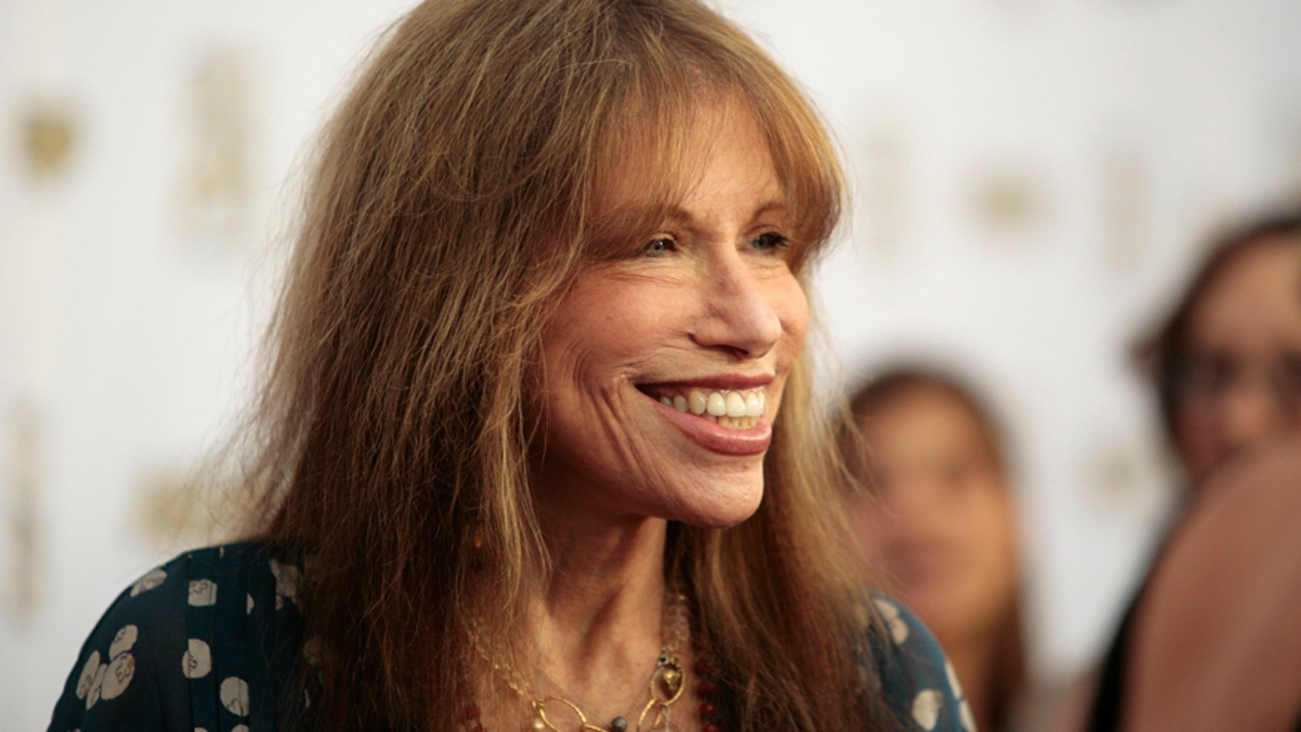 Singer-songwriter Carly Simon arrives at the 29th Annual ASCAP Pop Music Awards in Hollywood, California April 18, 2012.