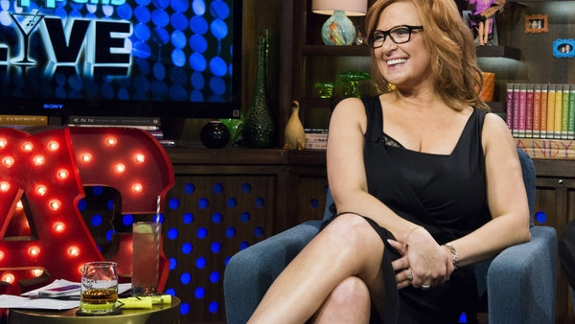 "Real Housewives of New Jersey" star Caroline Manzo appears on Bravo's "Watch What Happens Live."