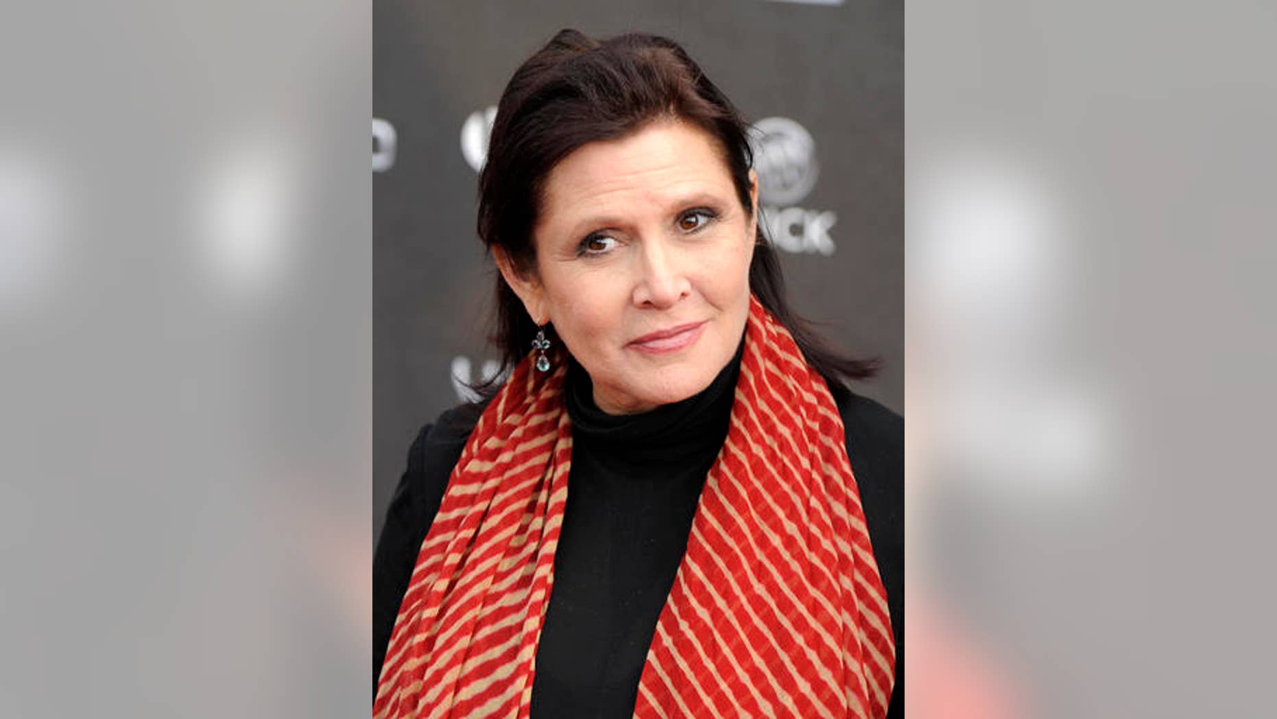 Celebrities paid tribute to Carrie Fisher on Wednesday, which was the one-year anniversary of her death.
