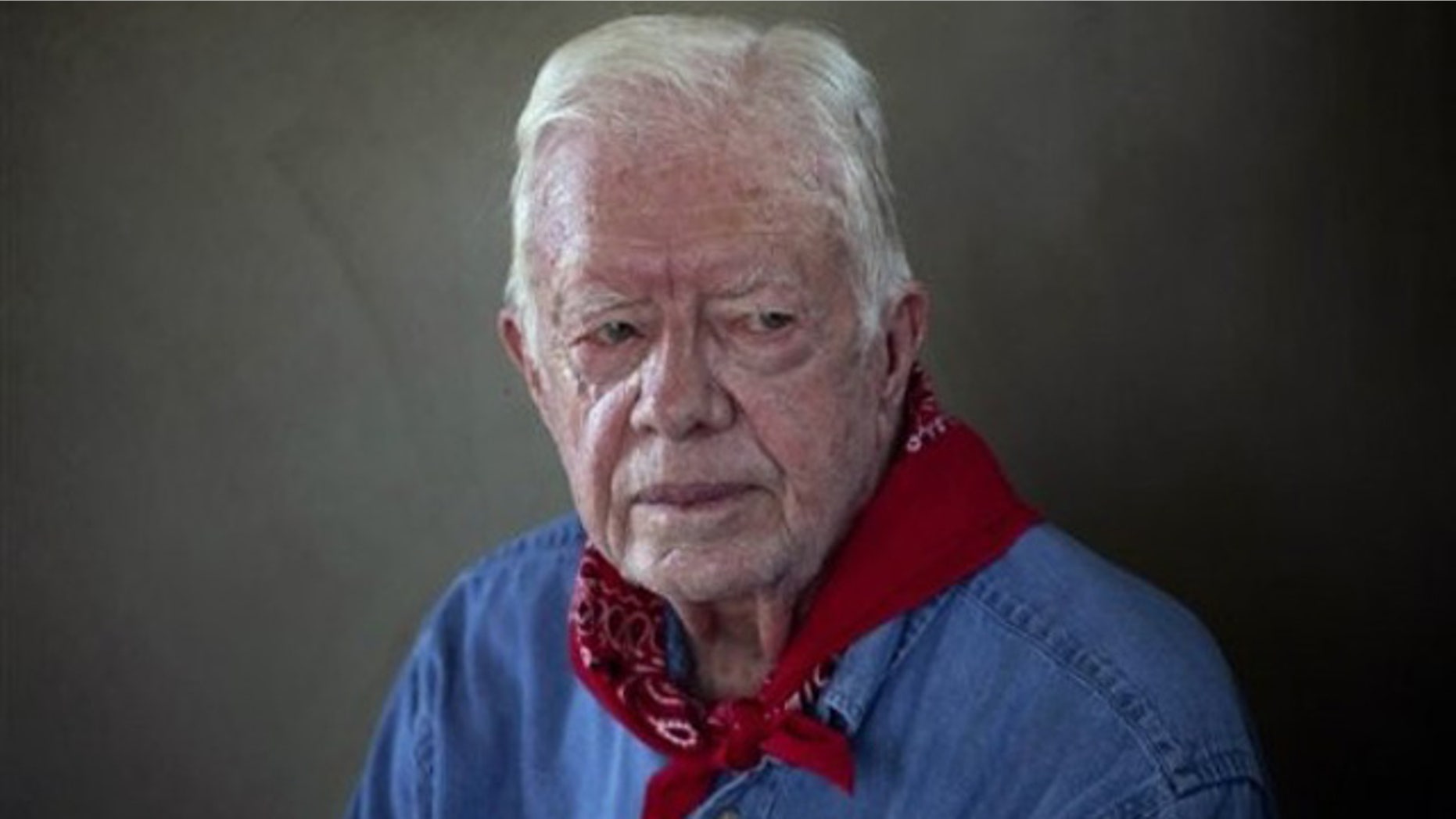 Nov. 7, 2011: Former U.S. President Jimmy Carter pauses during an interview, while on a visit to a Habitat for Humanity project in Leogane, Haiti.