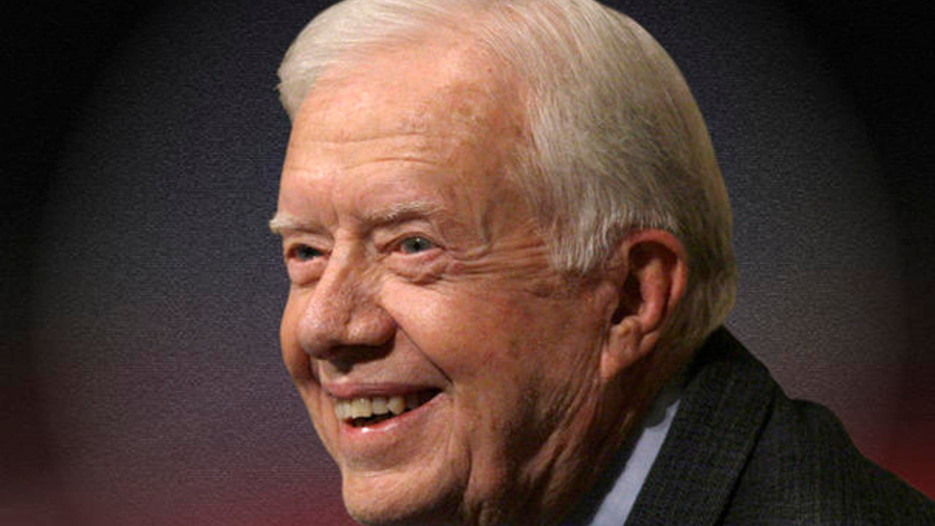Former President Jimmy Carter supports a humanitarian group's claim that its free speech rights are violated by an antiterror law that prohibits material support for 'foreign terrorist organizations' (AP Photo).