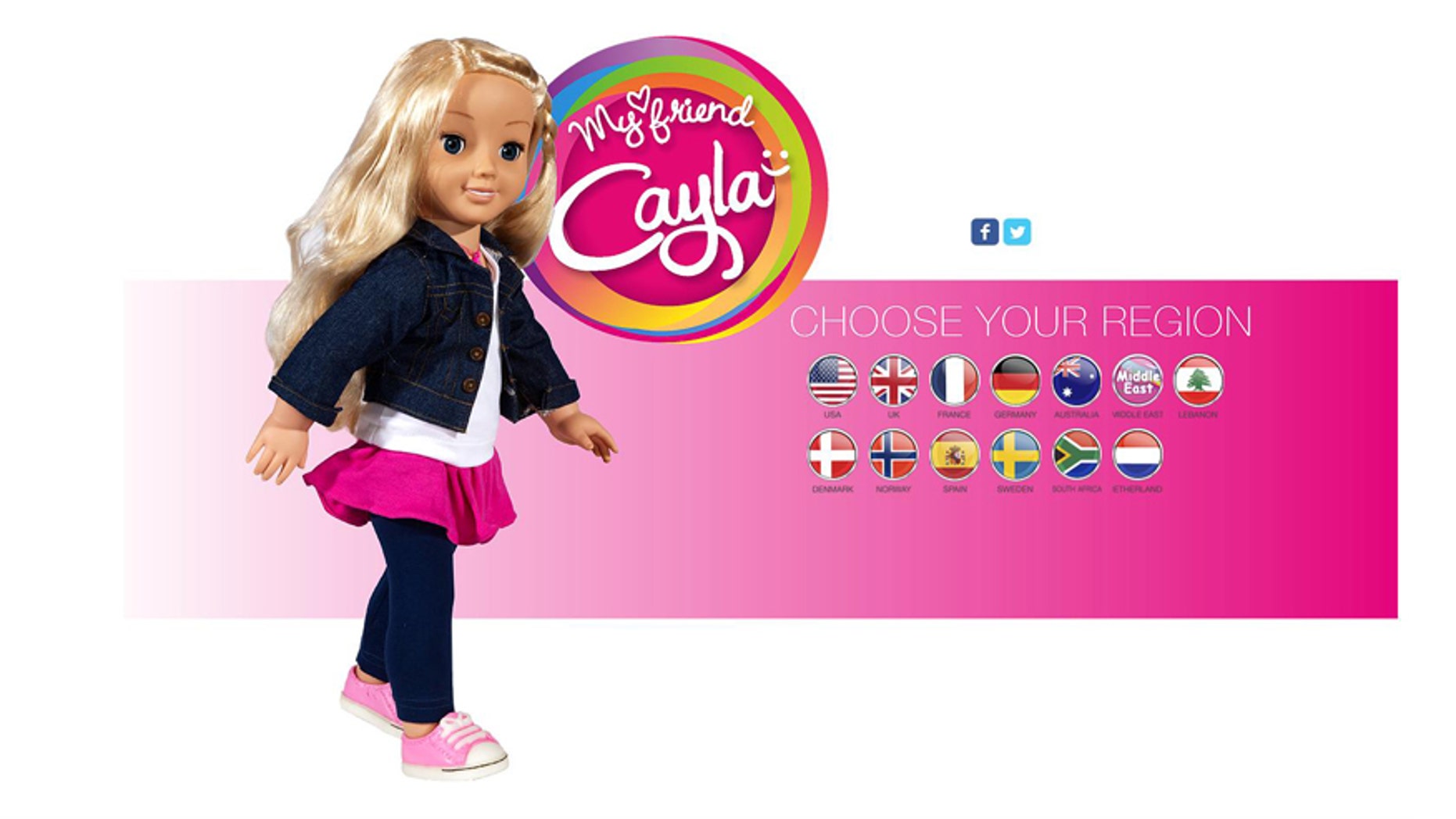 (Screenshot from www.myfriendcayla.com)
