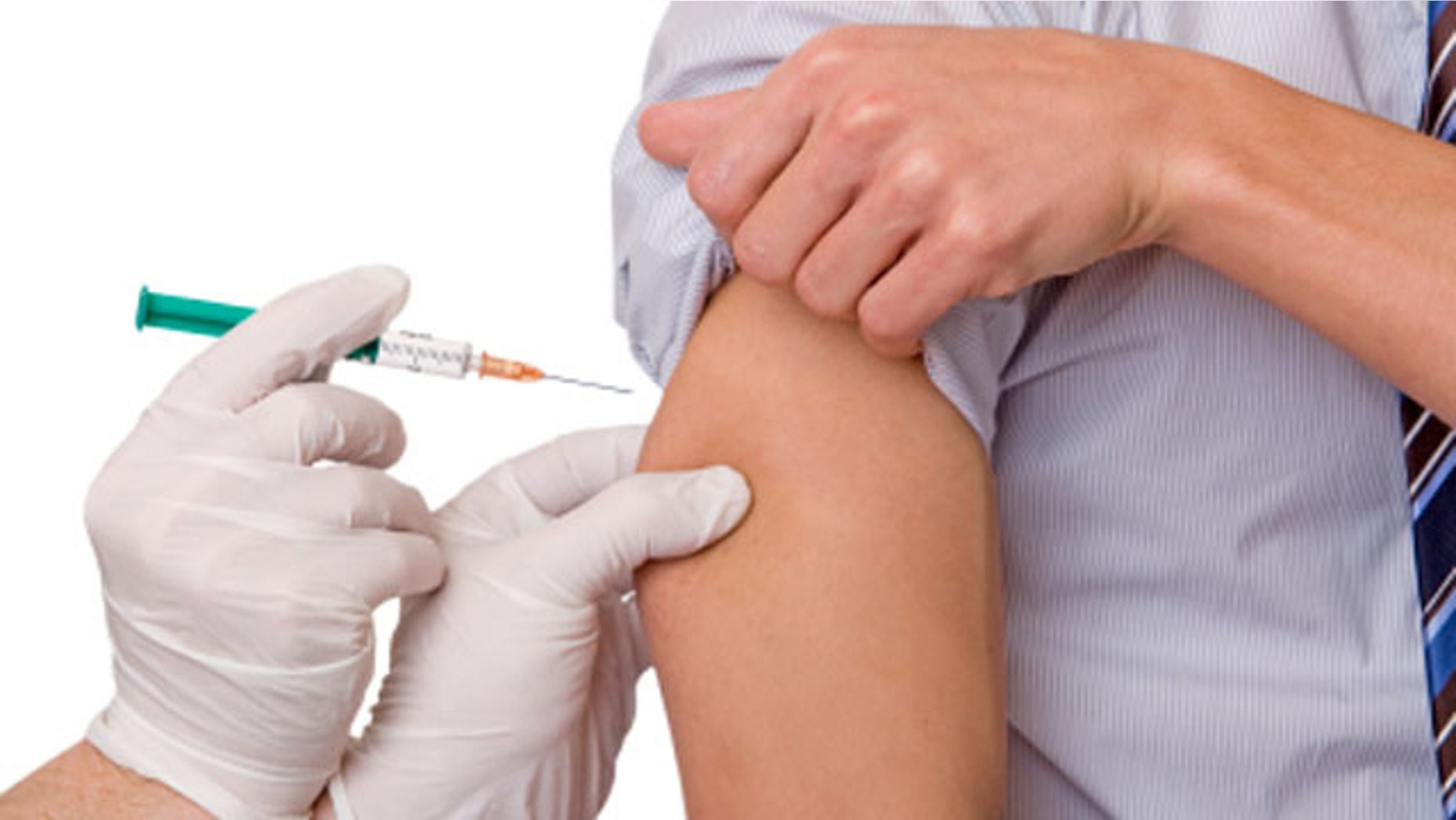 Vaccination protection influenza, injection for the prevention of flu