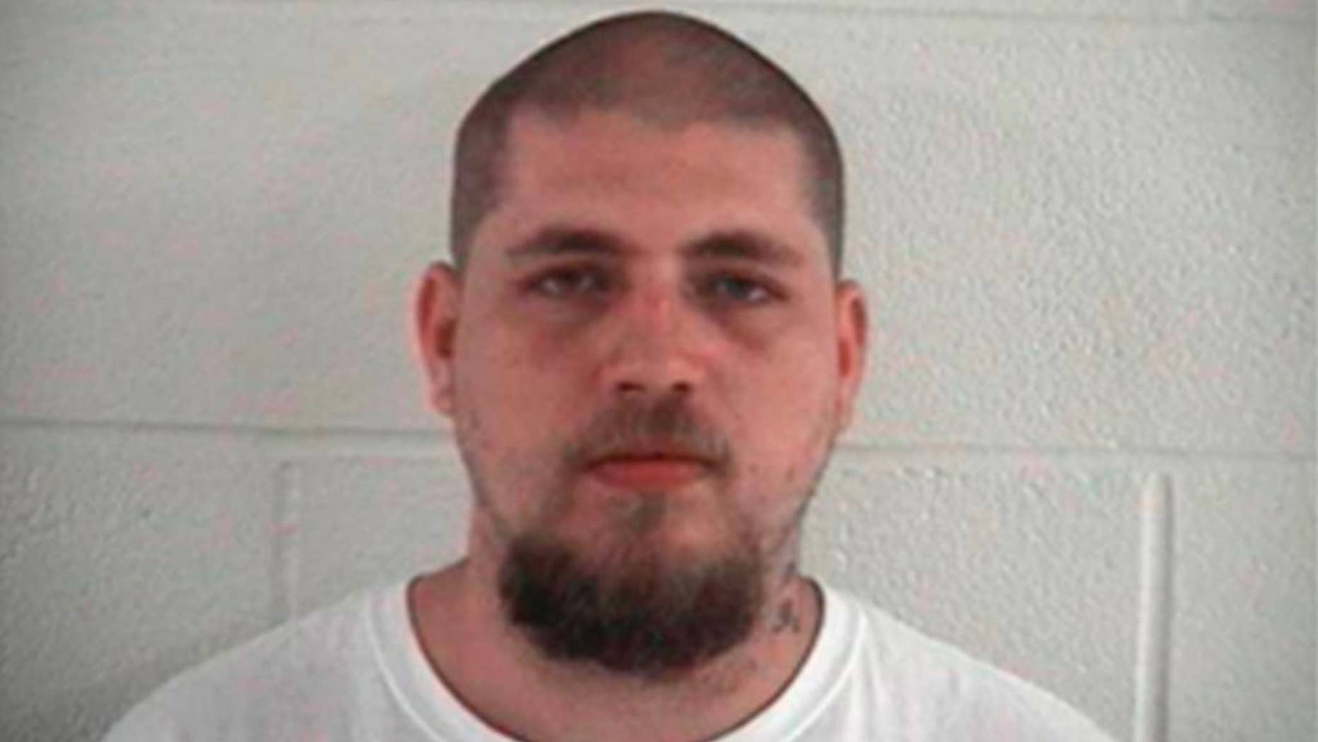 FILE - This undated file photo released by the Ashland County Sheriff's Office shows Jordie L. Callahan. A jury there found Callahan guilty of forced labor, conspiracy to defraud the U.S. and a drug charge in March. His sentencing is Tuesday, July 22, 2014. (AP Photo/Ashland County Sheriffs Office, File)