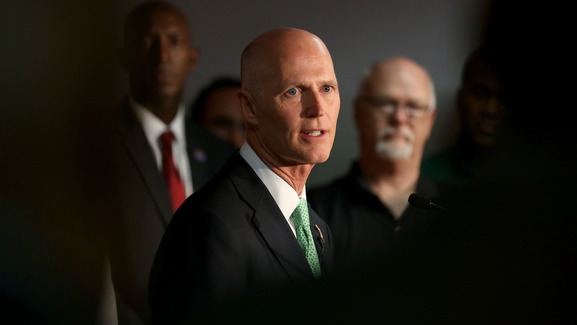 Florida Governor Rick Scott on January 23, 2015 in Miramar, Florida.