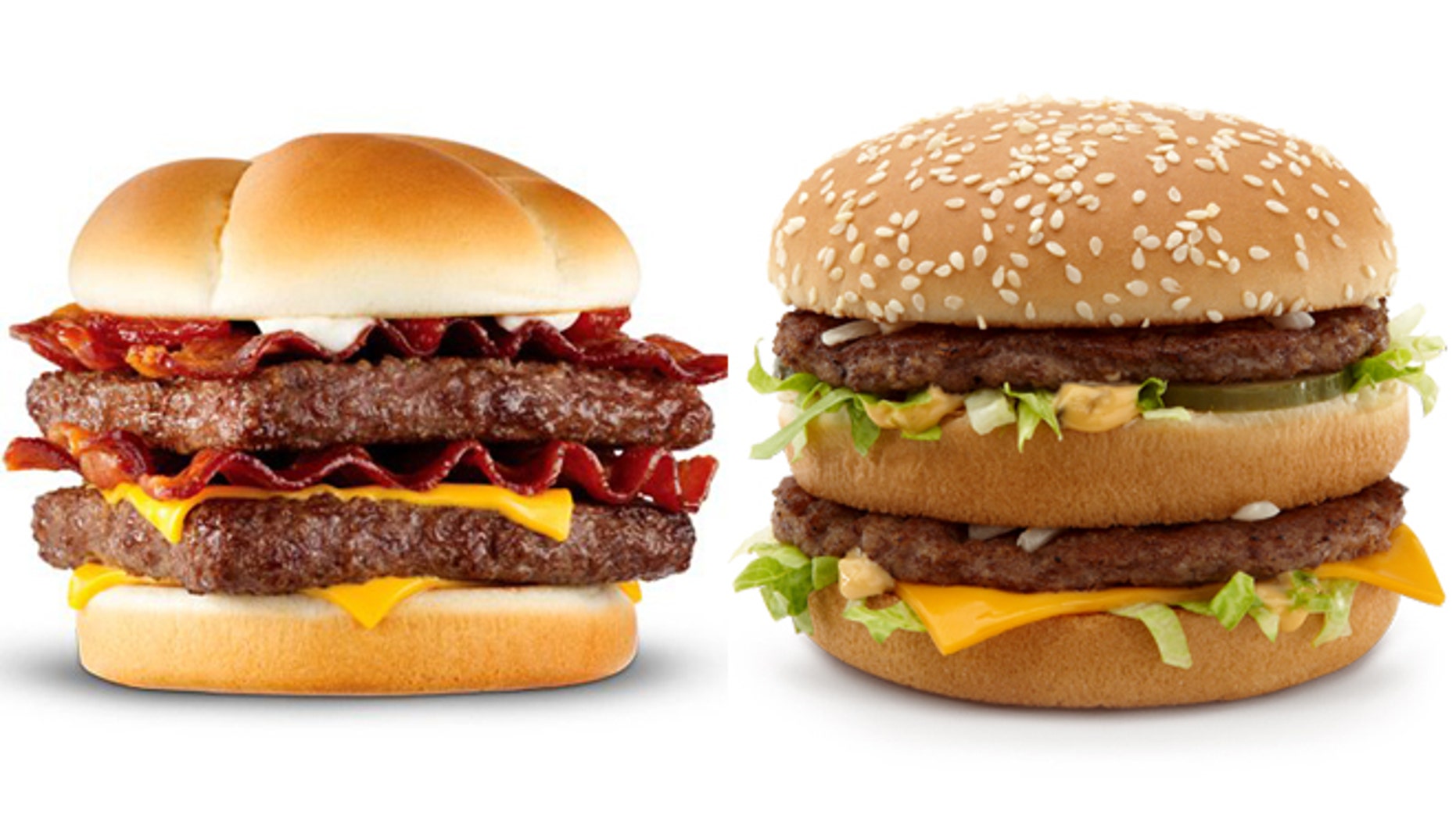 Which has more fat: the Baconator or the Big Mac?