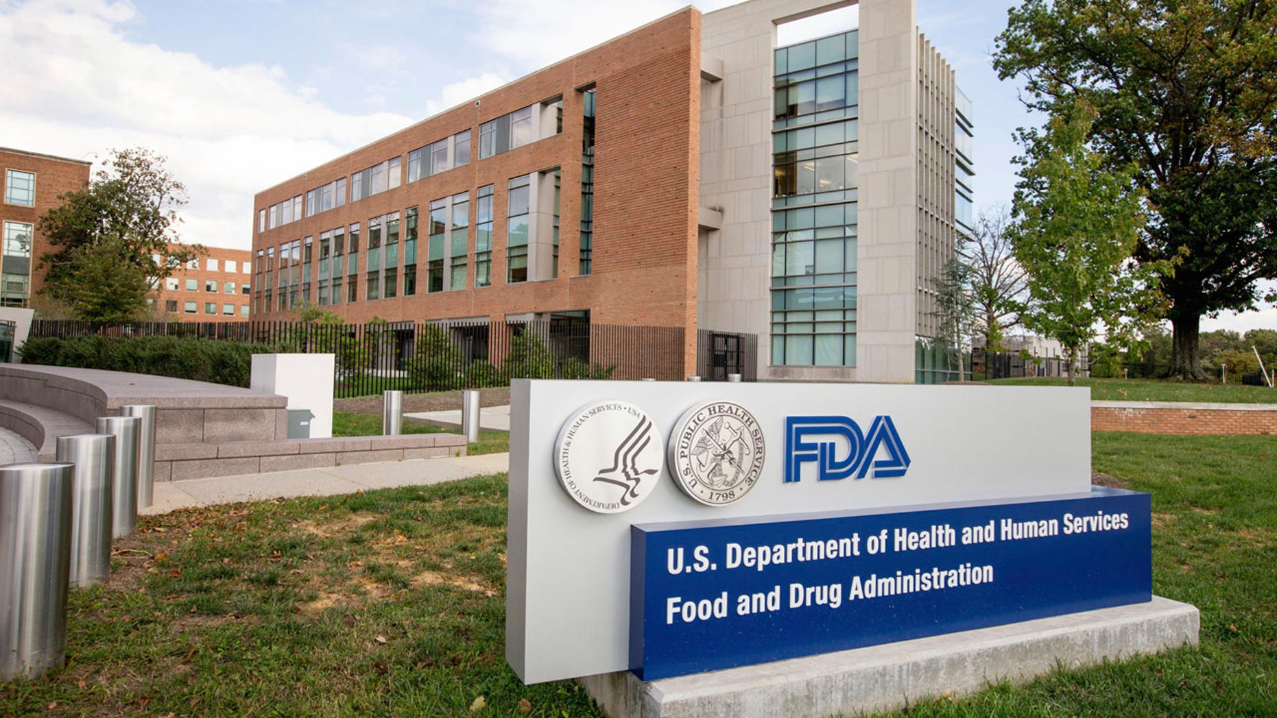 This Oct. 14, 2015 file photo shows the Food and Drug Administration campus in Silver Spring, Md.