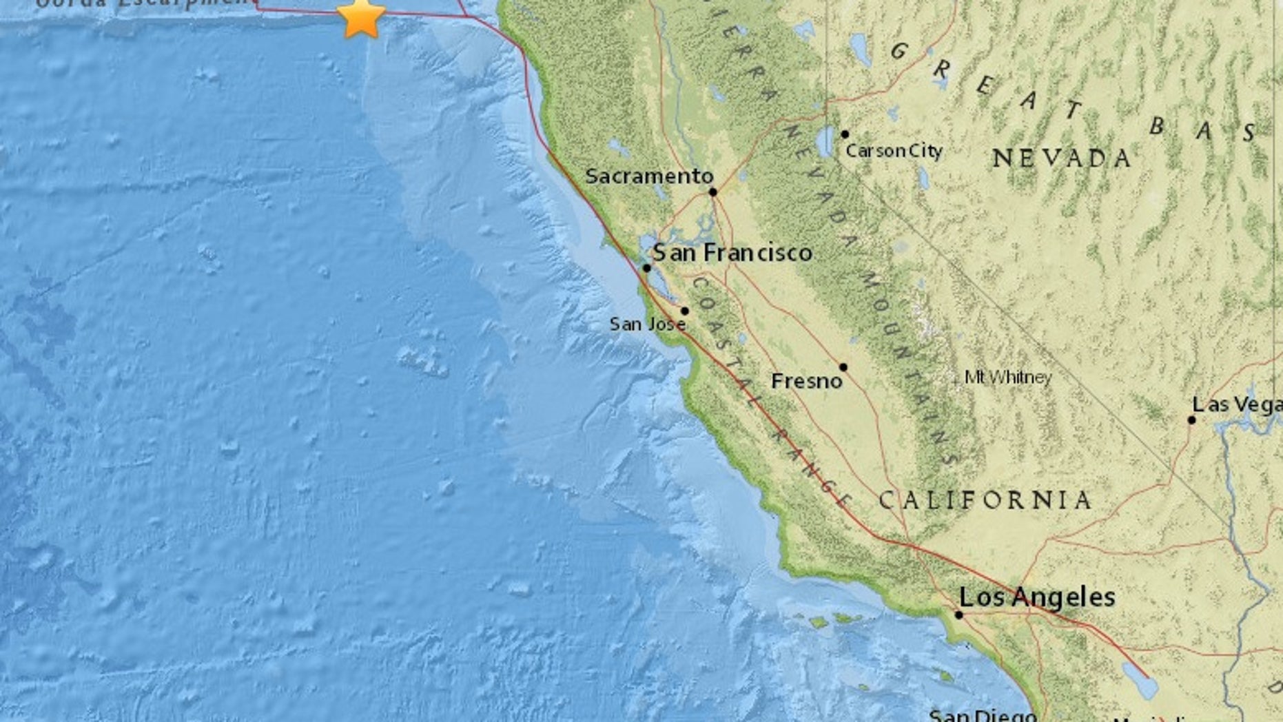 usgs recent california earthquakes