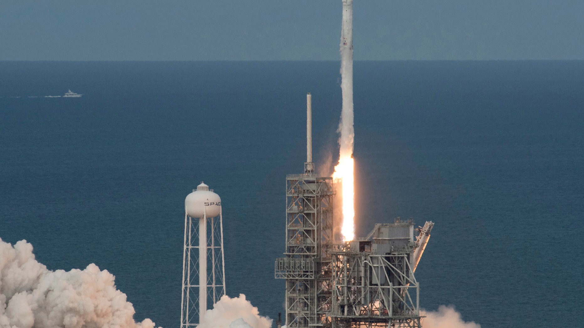 In this photo provided by NASA, the SpaceX Falcon 9 rocket, with the Dragon spacecraft onboard, launches from pad 39A at NASA's Kennedy Space Center in Cape Canaveral, Fla, Saturday, June 3, 2017.