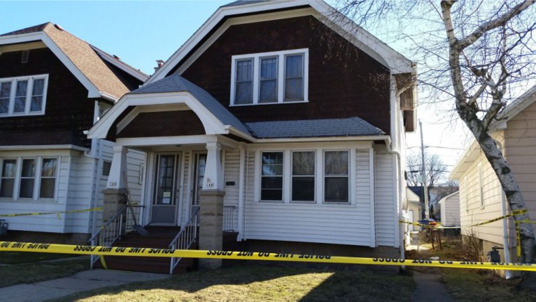 Officials are investigating two people found dead in a house fire.