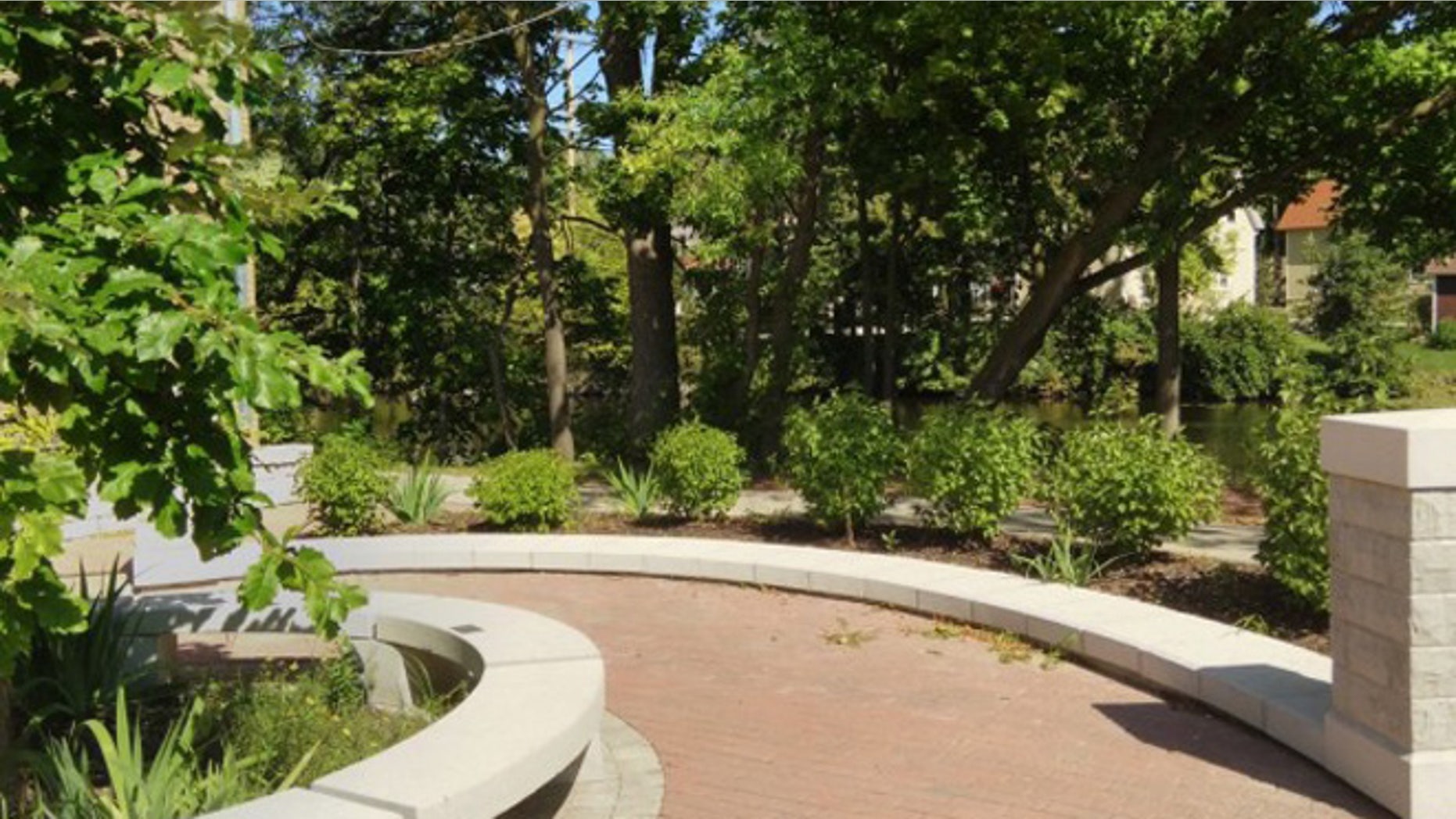 Pictures is Advent Lutheran Church's prayer garden. (Watchdog.org)