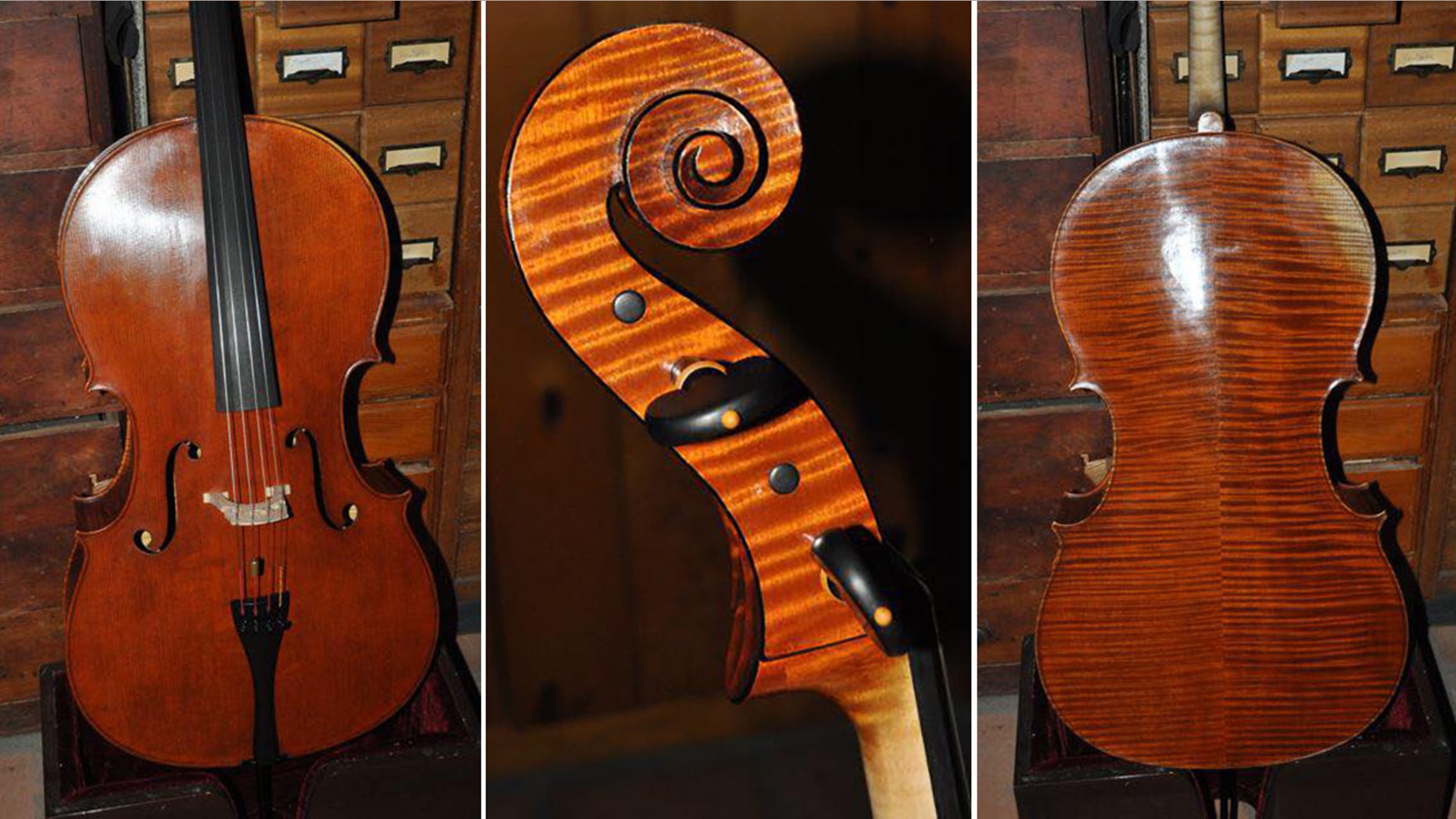 A custom cello valued at $100,000 was stolen Wednesday from the San Diego hotel room of a prominent Los Angeles Opera musician.