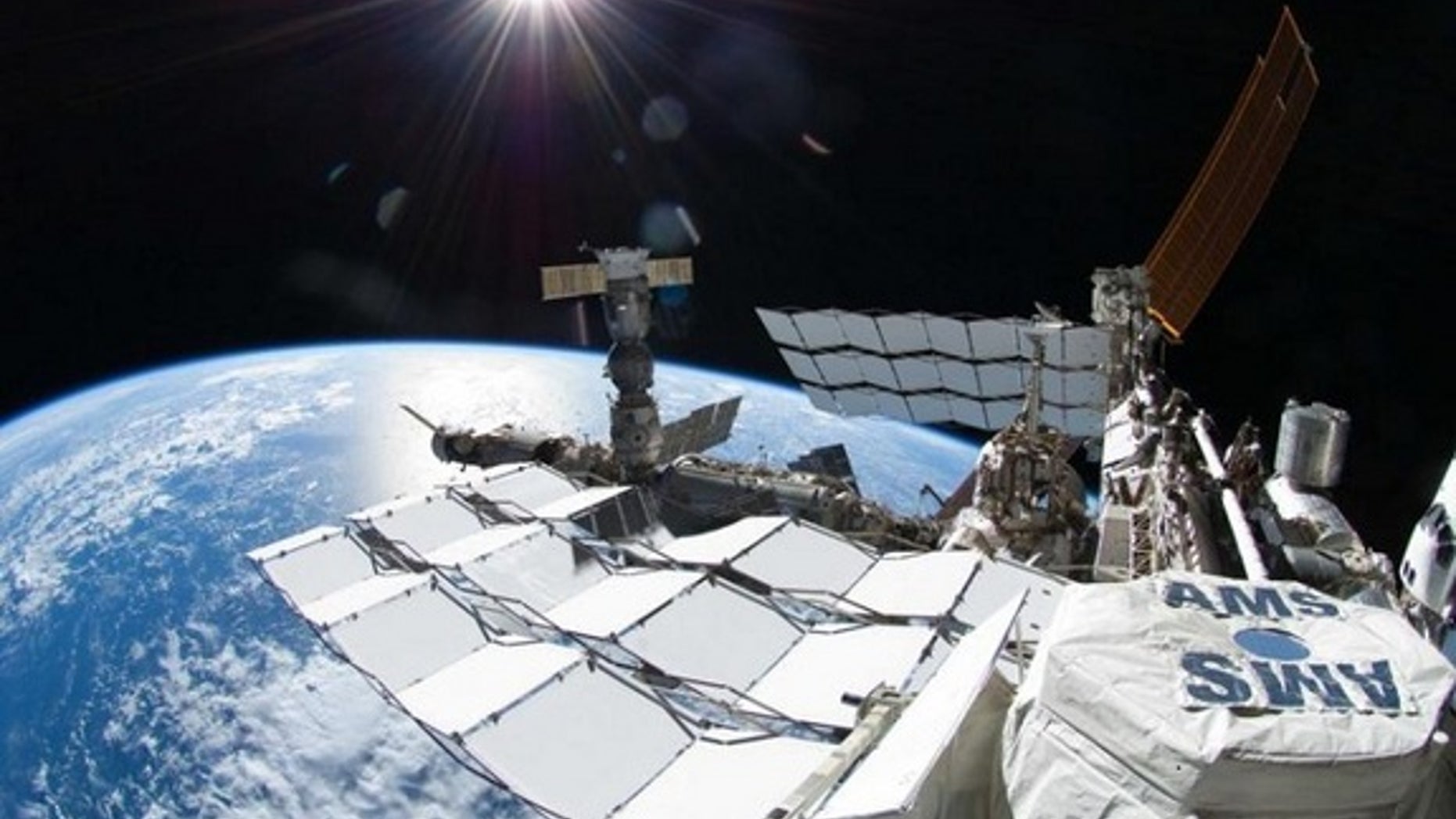 The AMS particle detector has been capturing cosmic ray data from the International Space Station for three years.