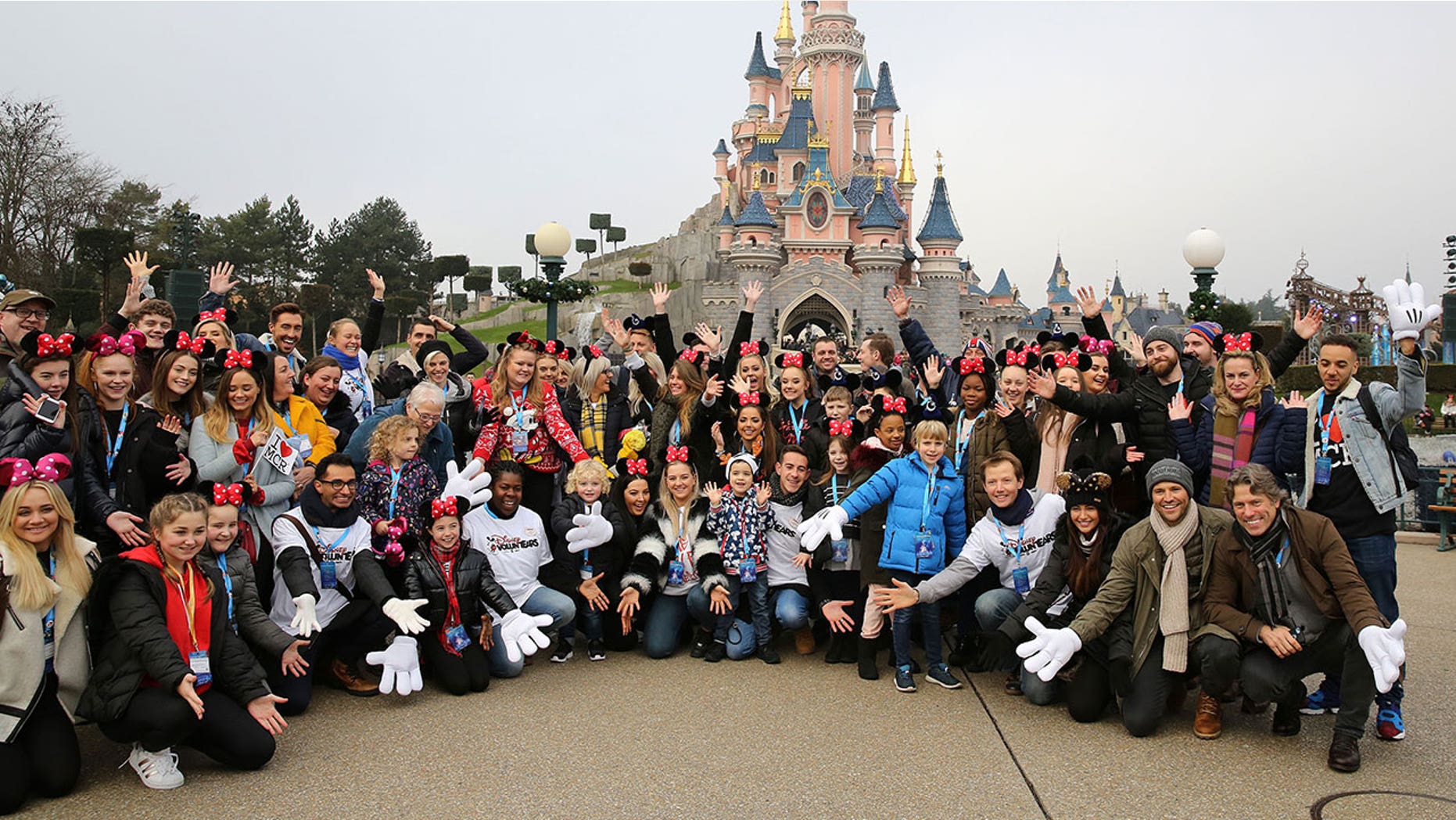 Young people and families who were affected by the Manchester Arena bombing in May were treated to pre-Christmas outing at Disneyland Paris.