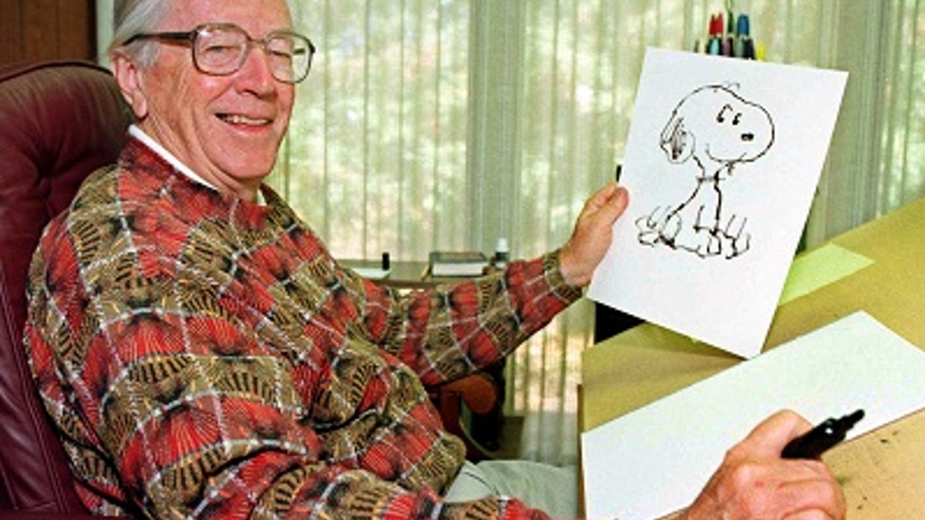 "Peanuts"creator Charles Schulz's home was burned to the ground in the deadly California wildfires.