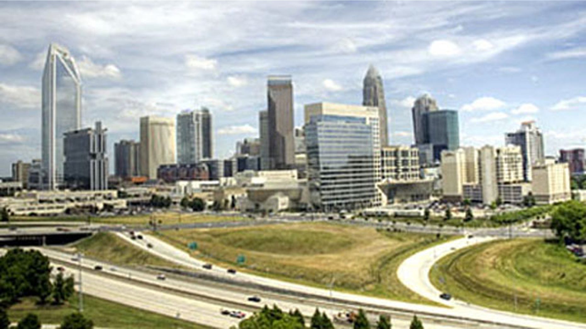 Shown here is the Charlotte, N.C., skyline.