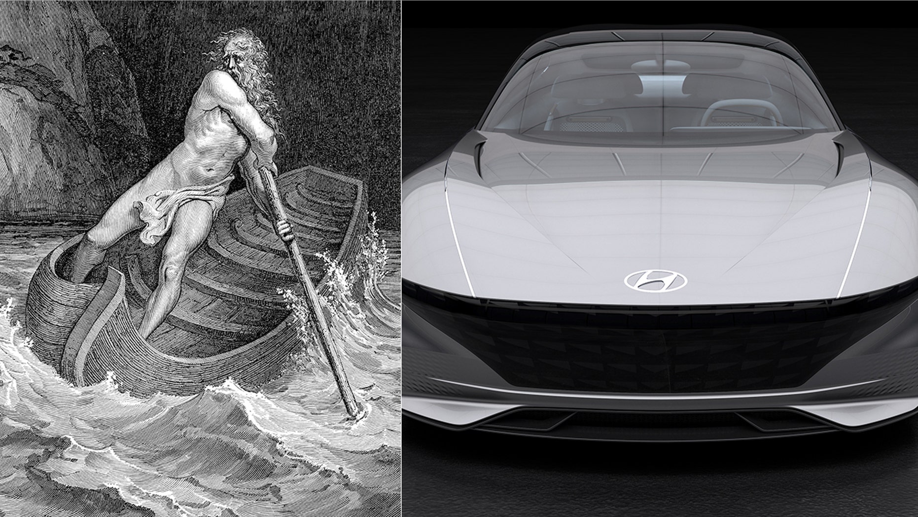 Charon may be interested in Hyundai's mysterious upcoming model, which could be a concept car like the Le Fil Rouge.