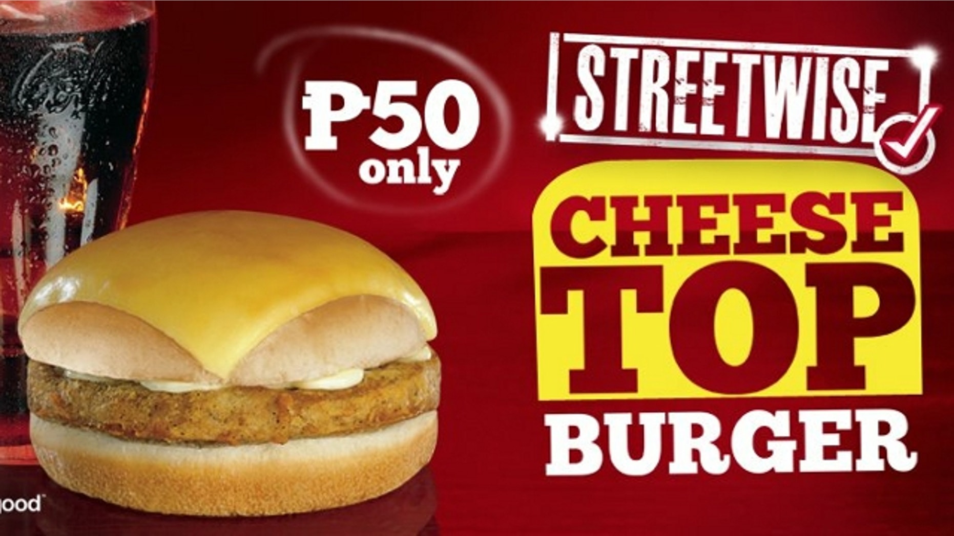 The new Cheese Top Burger is at a Philippines KFC near you!