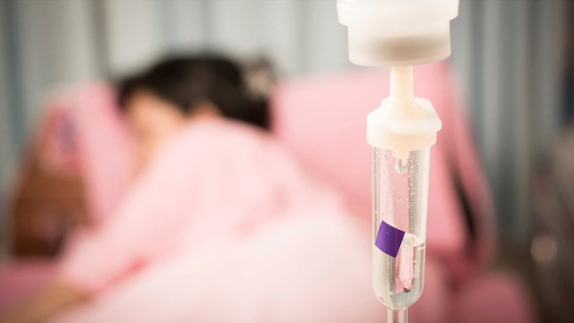 drop of saline solution