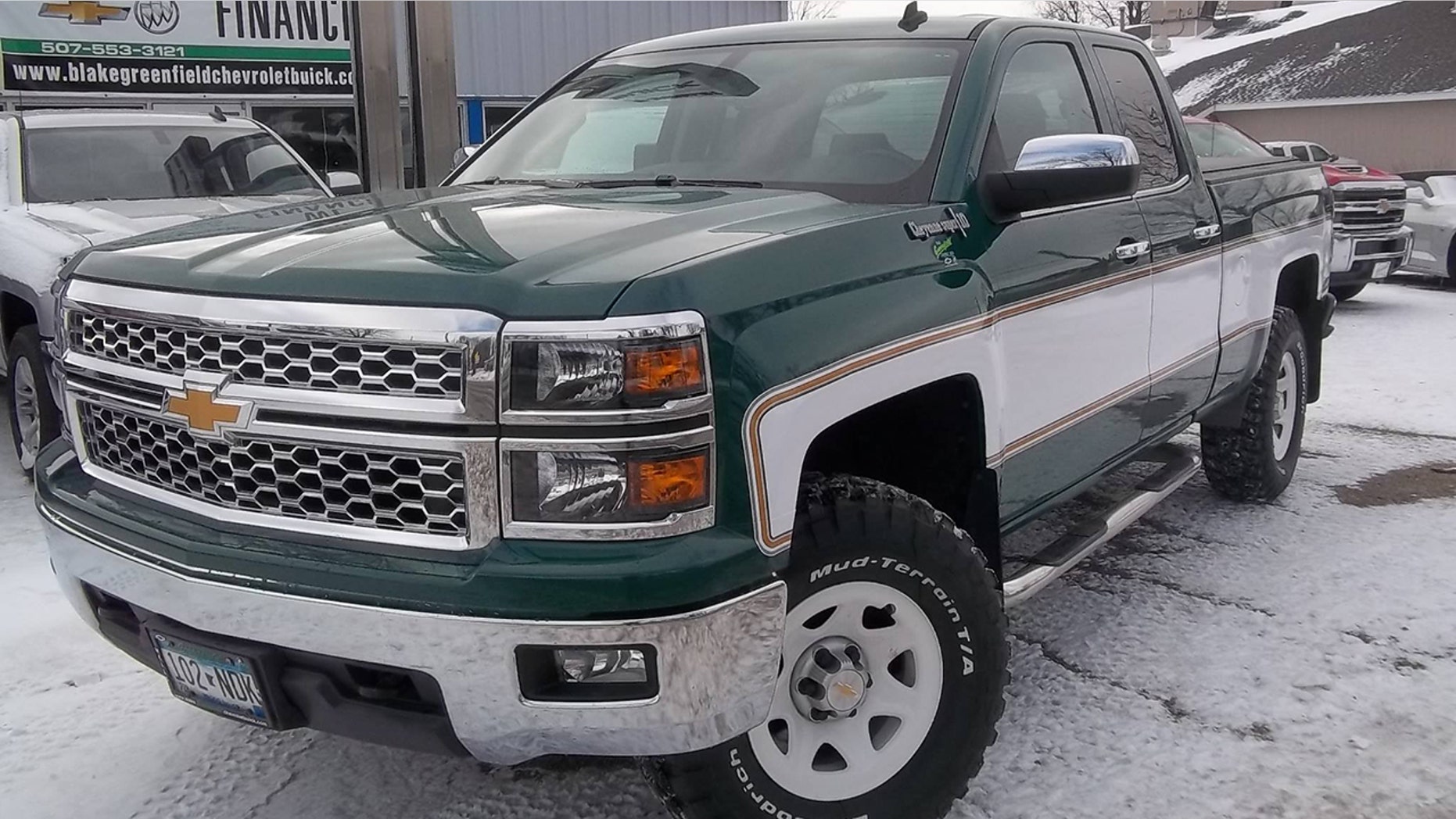 Blake Greenfield Chevrolet Buick has turned the Silverado into a time machine with a retro Cheyenne Super 10 package.