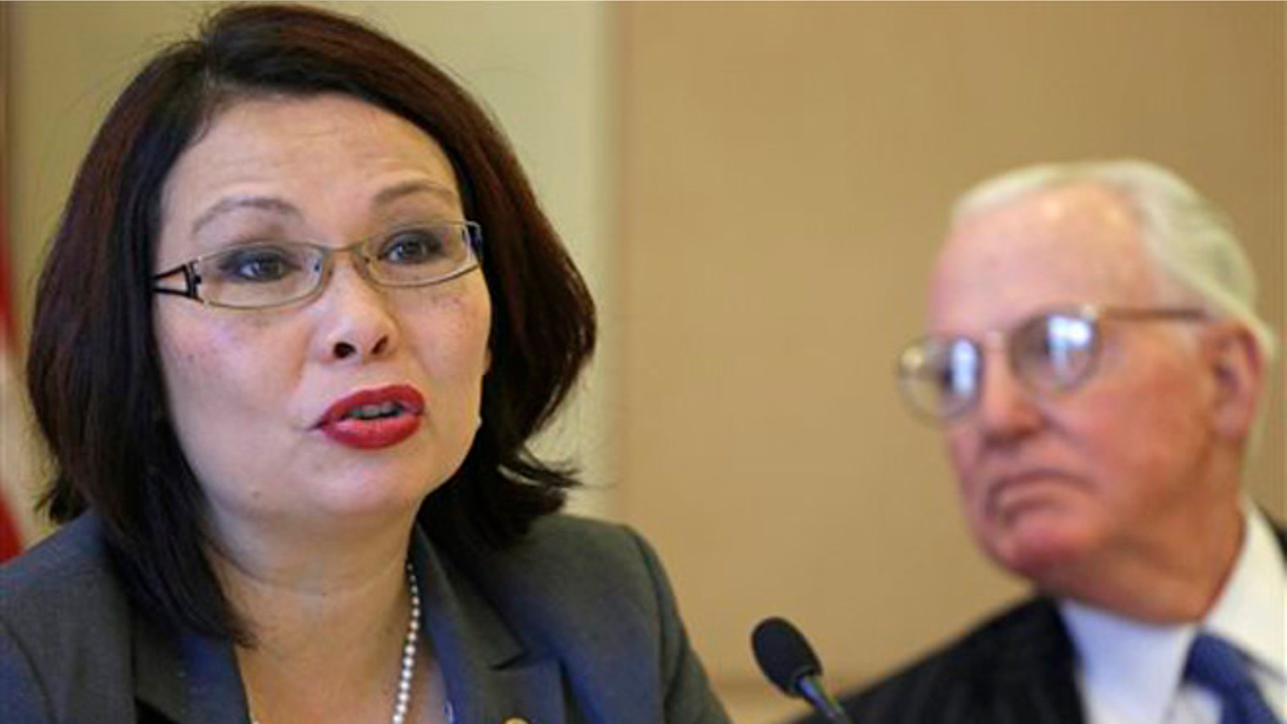 July 31, 2015: Congresswoman Tammy Duckworth and Chicago Alderman Ed Burke appear before the City Council's finance committee. The committee voted to recommend an ordinance requiring the cities airports to provide rooms where mothers can breast feed and use breast pumps.