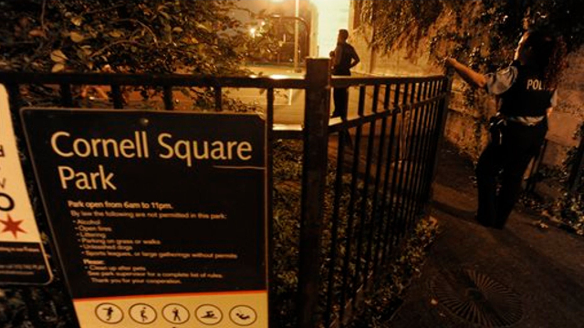 Sept. 19, 2013: Chicago Police detectives investigate the scene where several people, including a 3-year-old child, were shot in a city park on the south side of Chicago.
