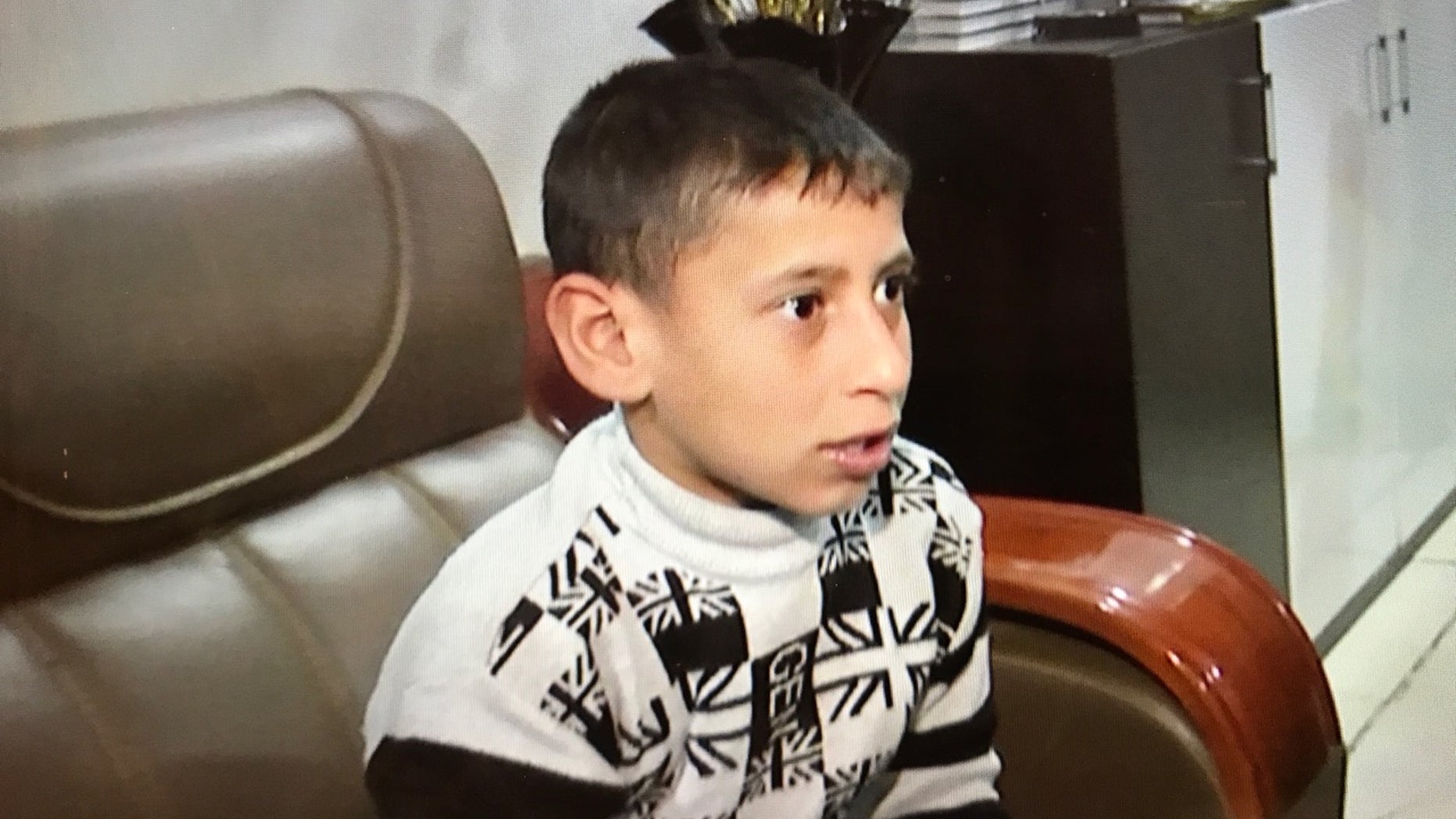 Akram, 8, was a prisoner of ISIS for two and a half years.