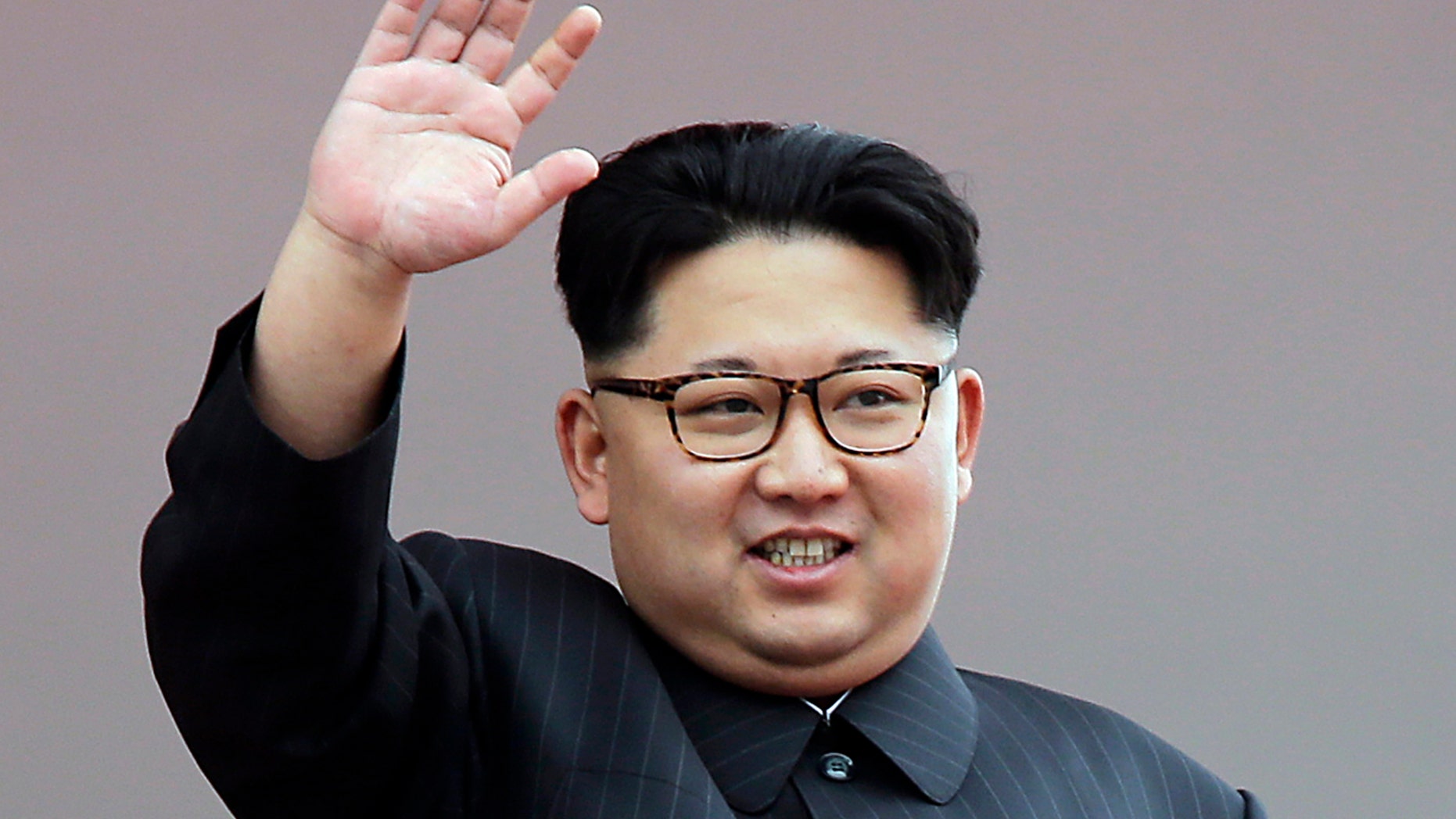 FILE - In this May 10, 2016, file photo, North Korean leader Kim Jong Un waves at parade participants at the Kim Il Sung Square in Pyongyang, North Korea. (AP Photo/Wong Maye-E)