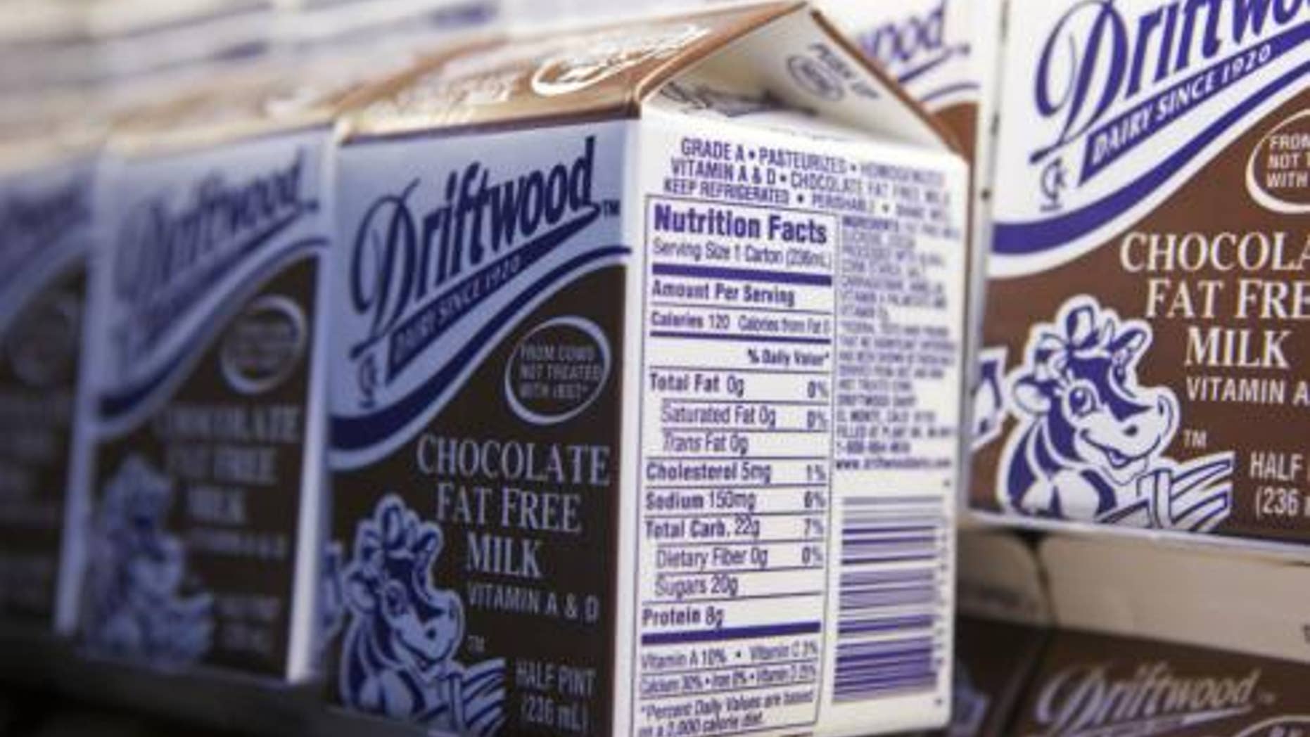 Like its plain counterpart, flavored milk is a rich source of calcium, protein, vitamin D, vitamin A, potassium and niacin. Each 8-ounce serving of white or flavored milk provides 300 mg of calcium, as much as one-fourth of the daily calcium requirement for children, according to the National Dairy Council. (AP)