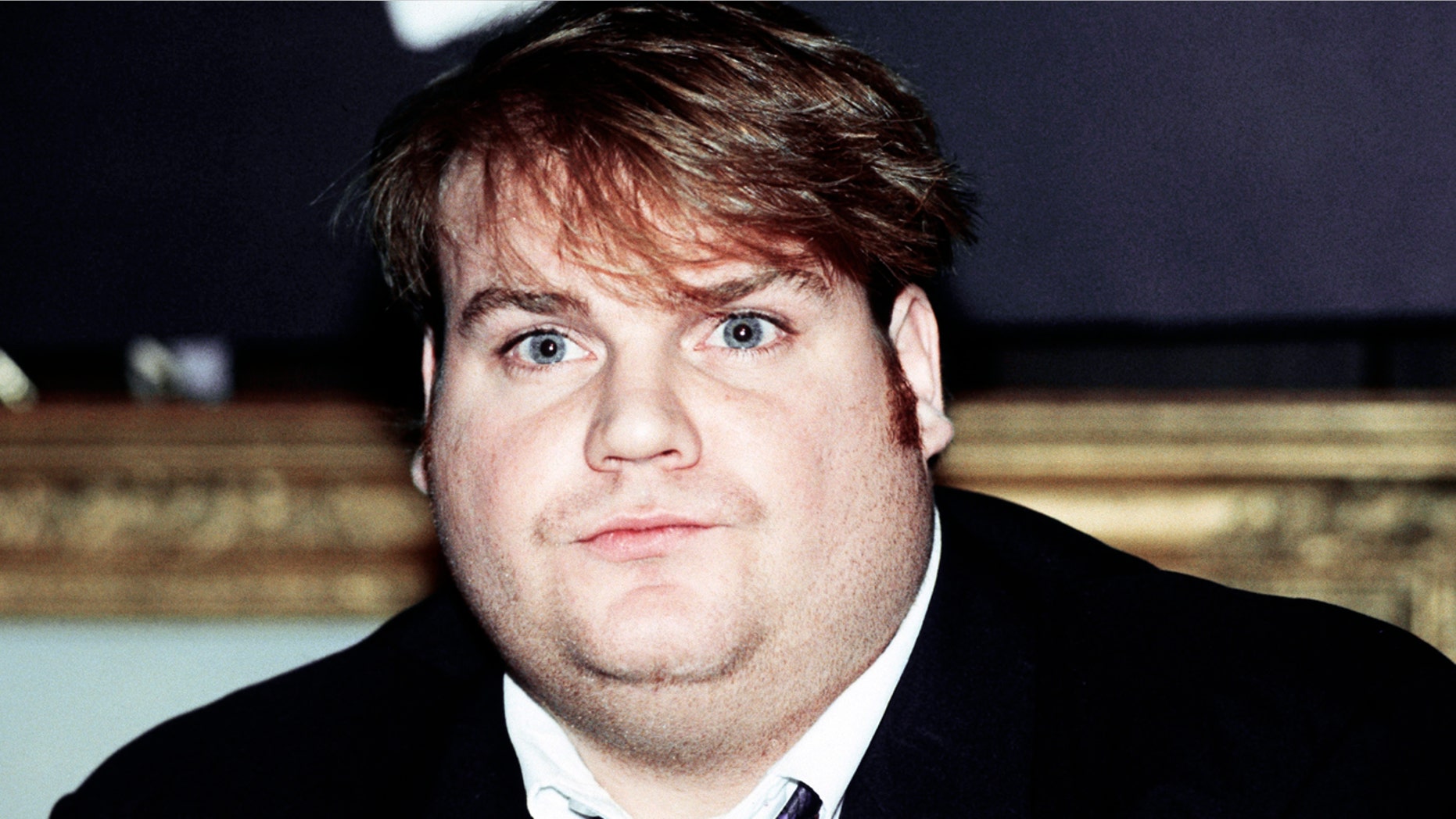 Chris Farley, pictured in 1990, died of a drug overdose in 1997.