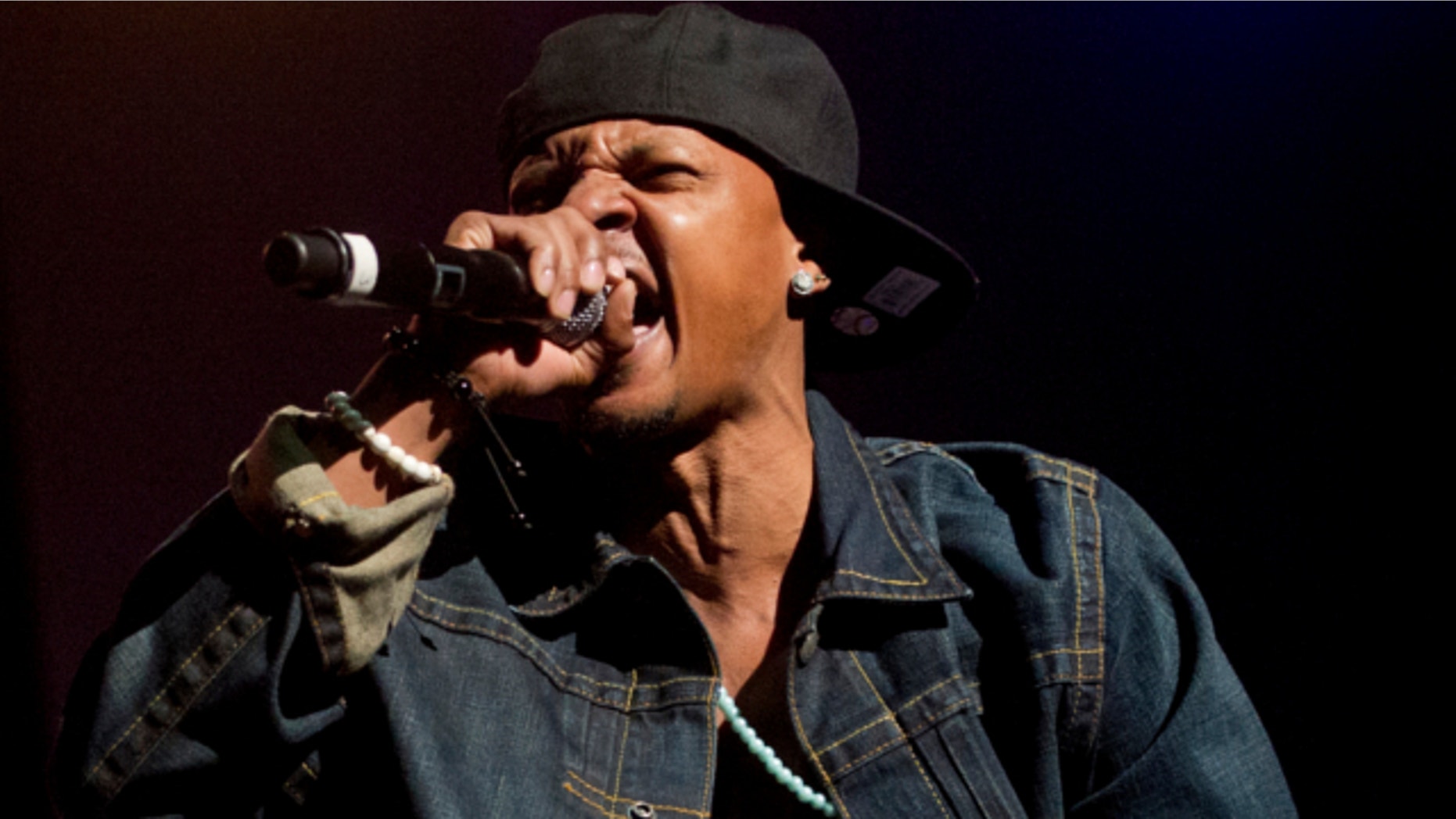 Feb. 23, 2013: Chris Kelly of Kris Kross performs on stage at the Fox Theatre in Atlanta during the So So Def 20th Anniversary Concert.