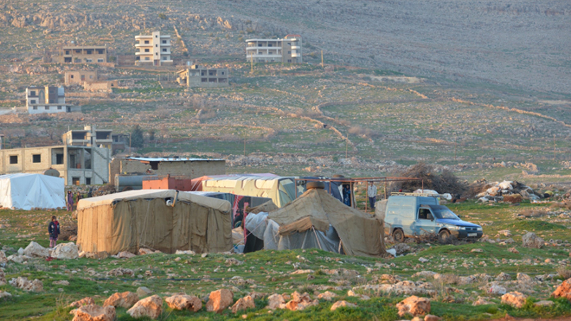 Syrian refugees near the Christian village of Kaa, Lebanon. The Christian presence may disappear completely within a decade or even sooner according to a recently released study. (Aid to the Church in Need-US)