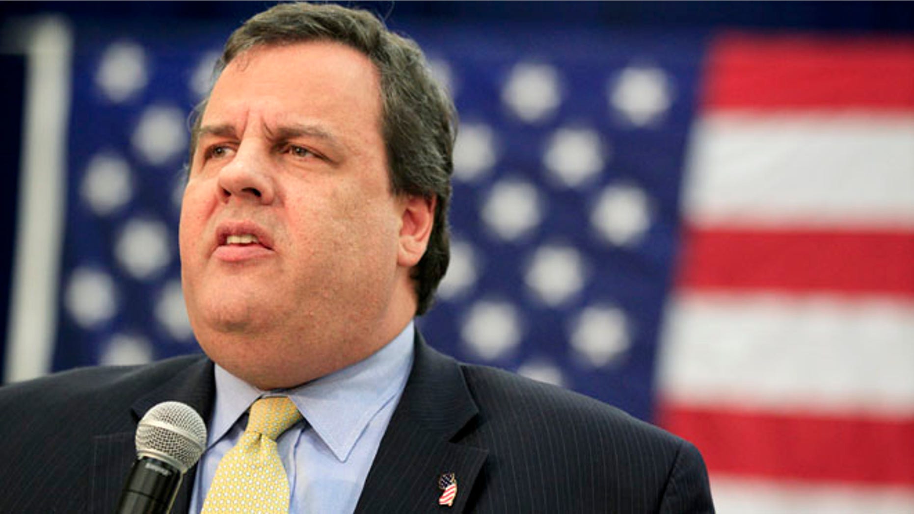 FILE: March 29, 2012: New Jersey Gov. Chris Christie speaks in Manchester, N.J.