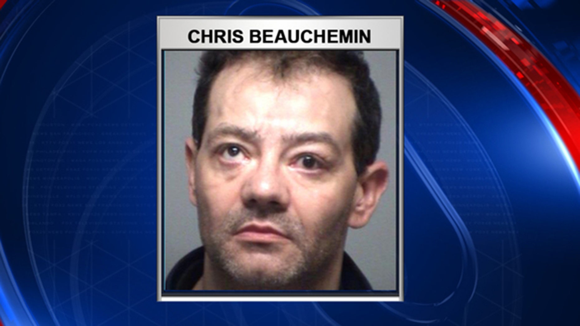 Christopher Beauchemin has been accused by police of driving drunk while dropping a child off at school Wednesday morning.