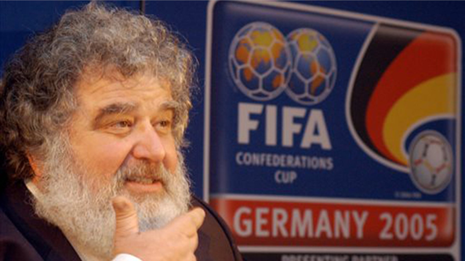 In this file photo, Confederation of North, Central American and Caribbean Association Football (CONCACAF) general secretary Chuck Blazer attends a press conference in Frankfurt, Germany.